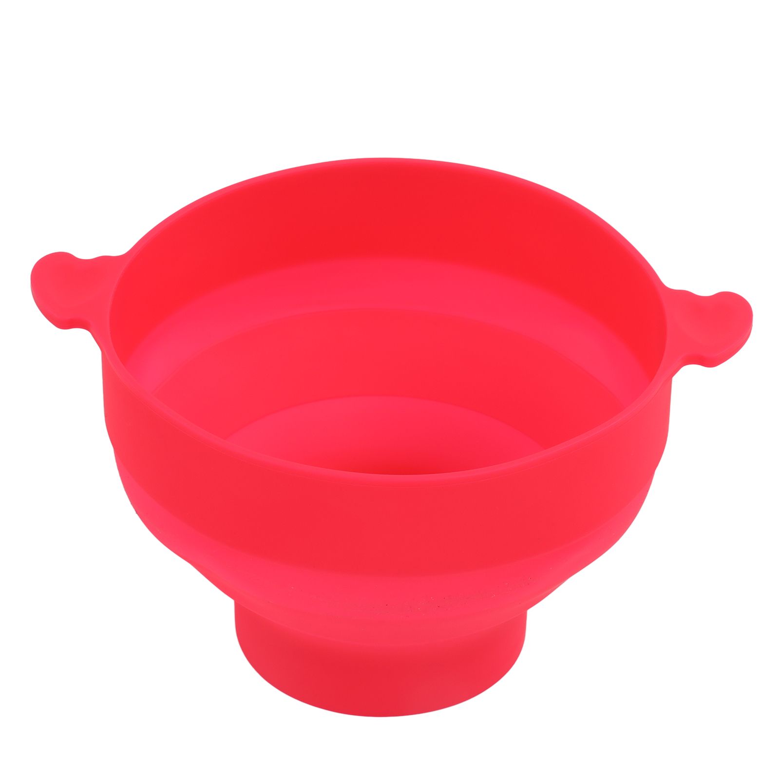 Microwavable Popcorn Bowl with Transparent Lid and Handle Collapsible Silicone view 4