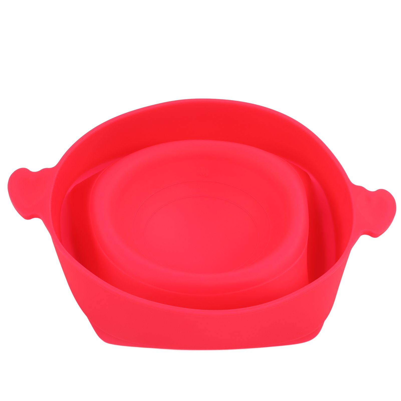 Microwavable Popcorn Bowl with Transparent Lid and Handle Collapsible Silicone view 5