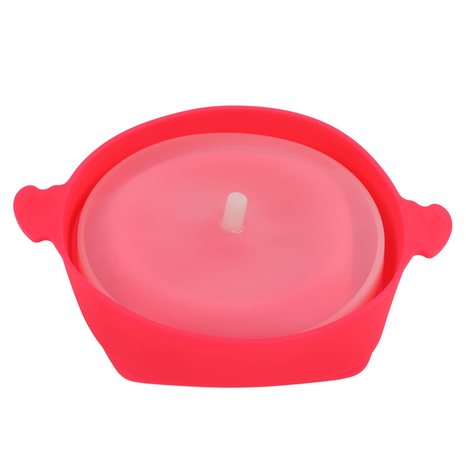 Microwavable Popcorn Bowl with Transparent Lid and Handle Collapsible Silicone view 7