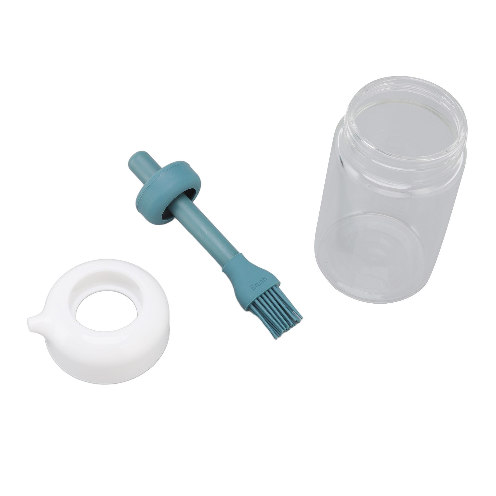 Press Control 2 in 1 Oil Bottle Dispenser Kitchen Glass Oil Bottle with view 2
