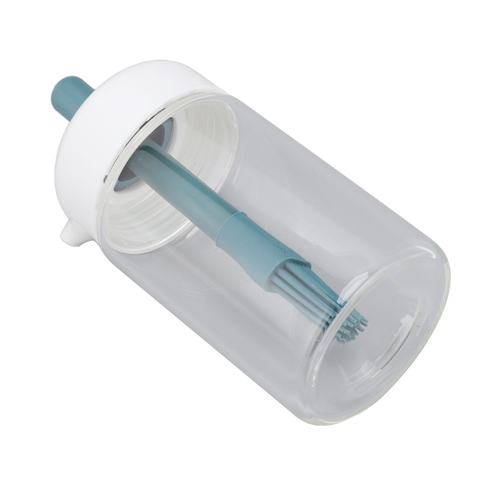 Press Control 2 in 1 Oil Bottle Dispenser Kitchen Glass Oil Bottle with view 8