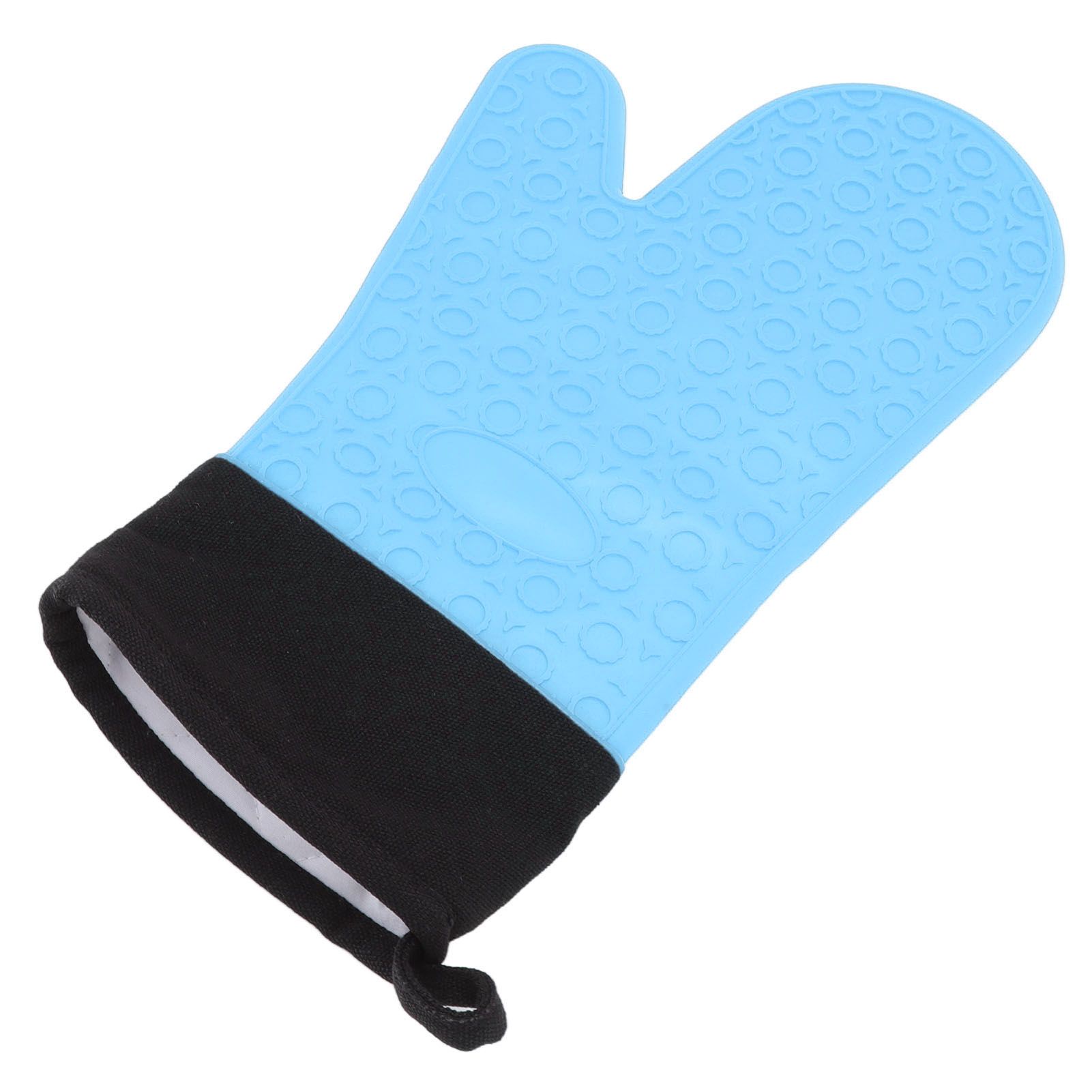 Silicone Oven Mitts Non Slip Kitchen Baking Gloves High Temperature Resistant view 2