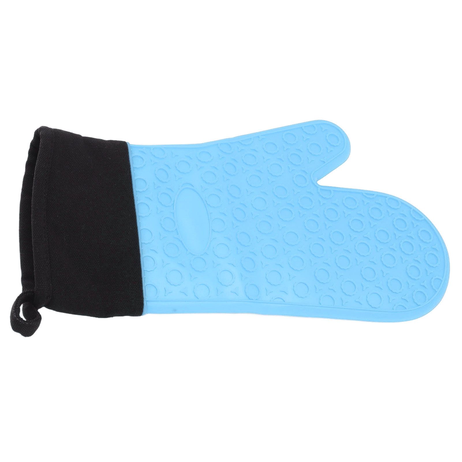 Silicone Oven Mitts Non Slip Kitchen Baking Gloves High Temperature Resistant view 3