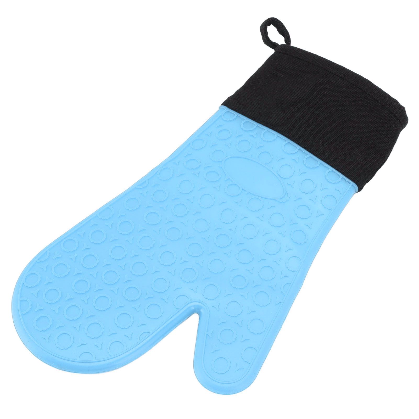 Silicone Oven Mitts Non Slip Kitchen Baking Gloves High Temperature Resistant view 4