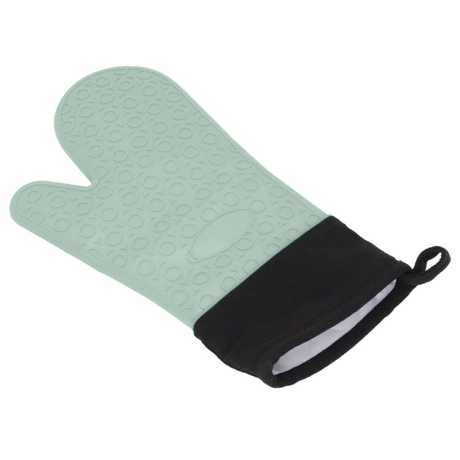 Silicone Oven Mitts Non Slip Kitchen Baking Gloves High Temperature Resistant view 8