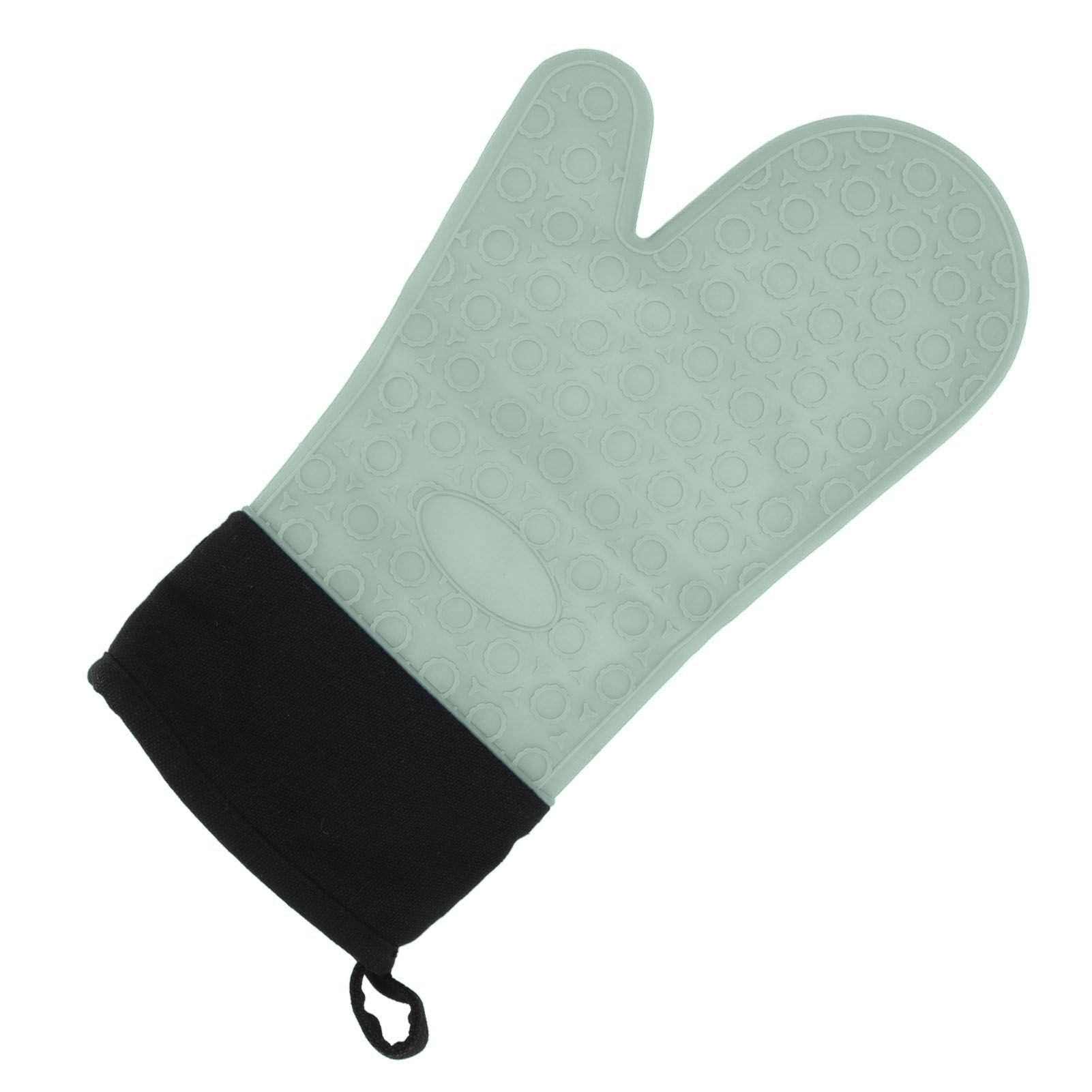 Silicone Oven Mitts Non Slip Kitchen Baking Gloves High Temperature Resistant view 9