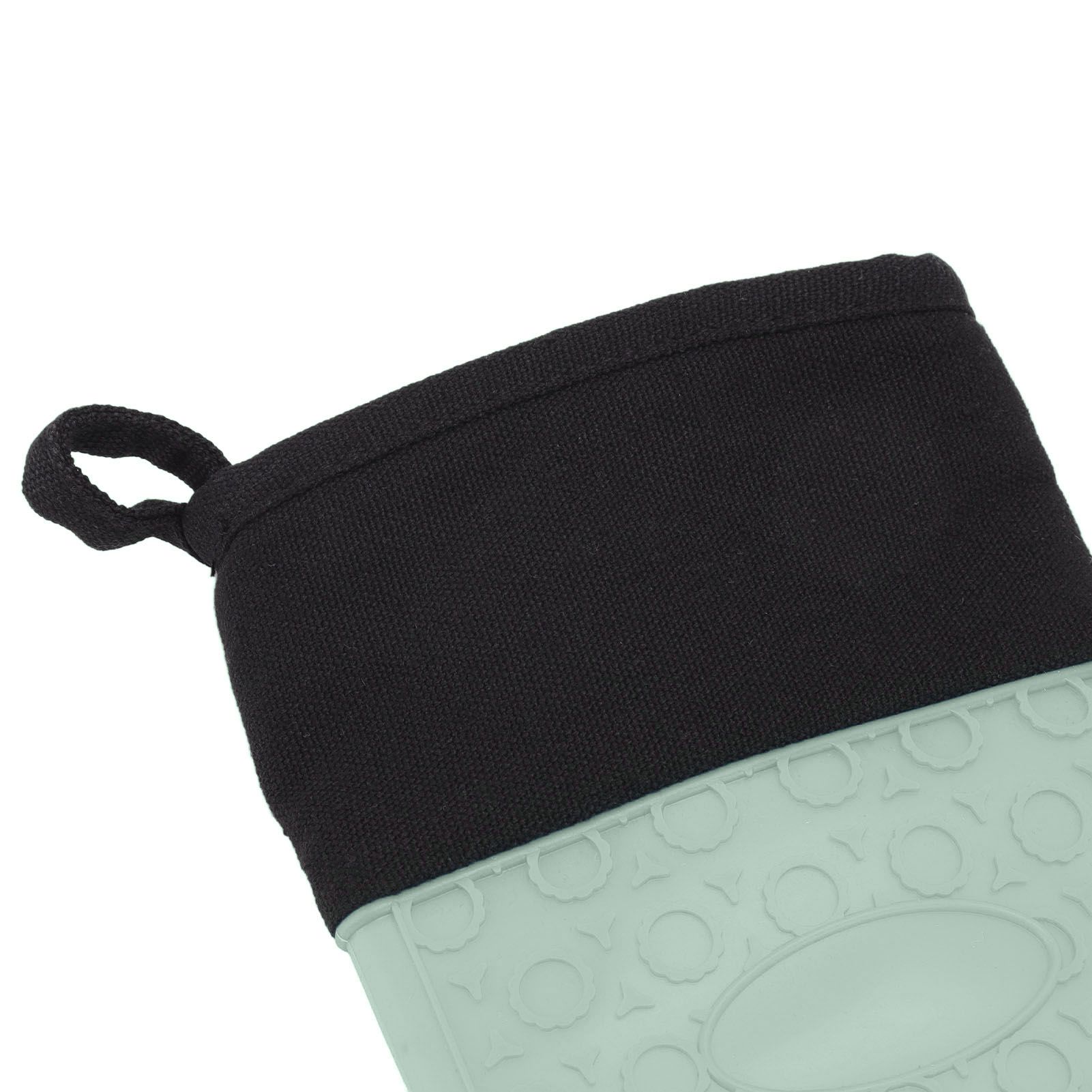 Silicone Oven Mitts Non Slip Kitchen Baking Gloves High Temperature Resistant view 14