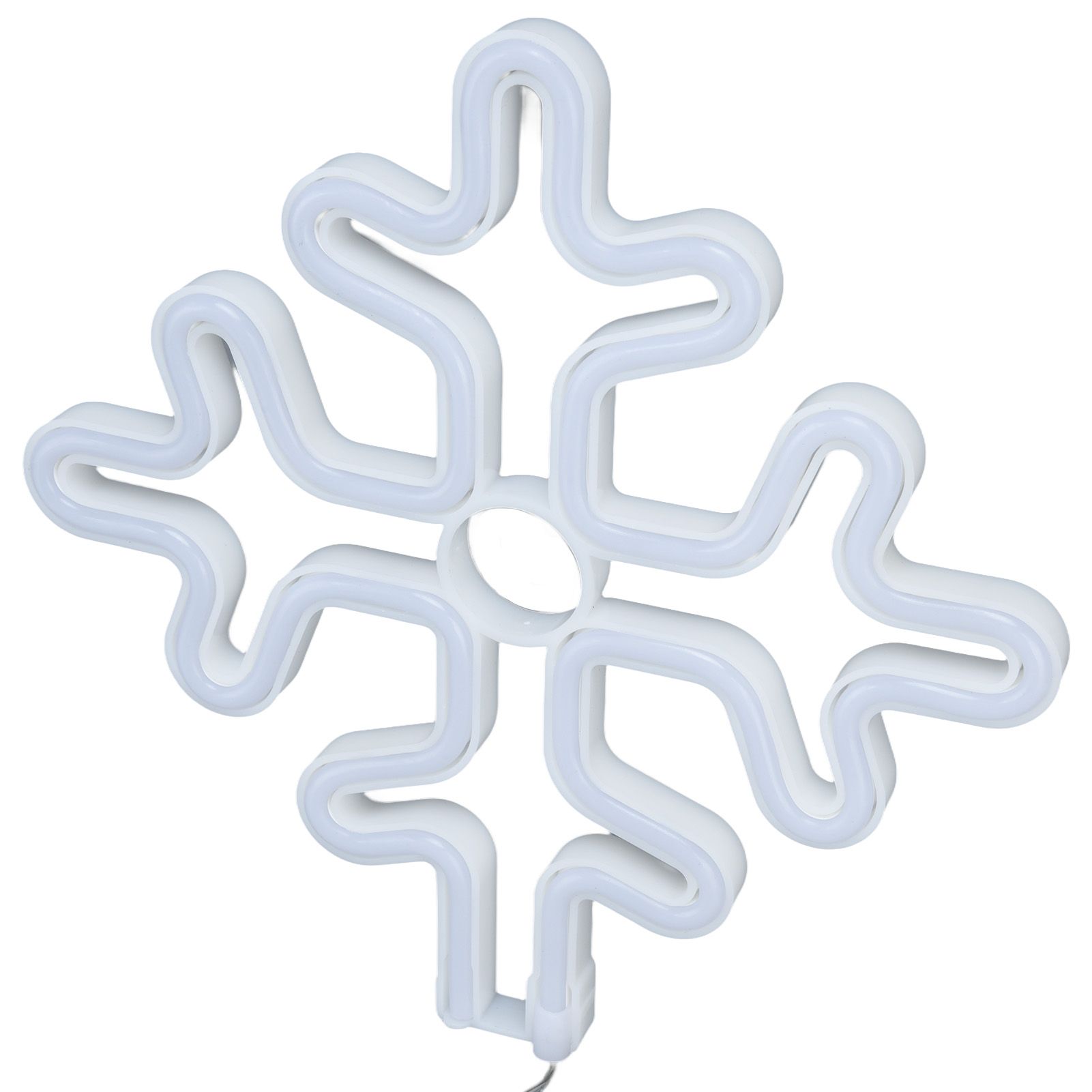 70in Neon Sign Romantic Christmas Snowflake Battery USB Powered LED Neon Light view 2