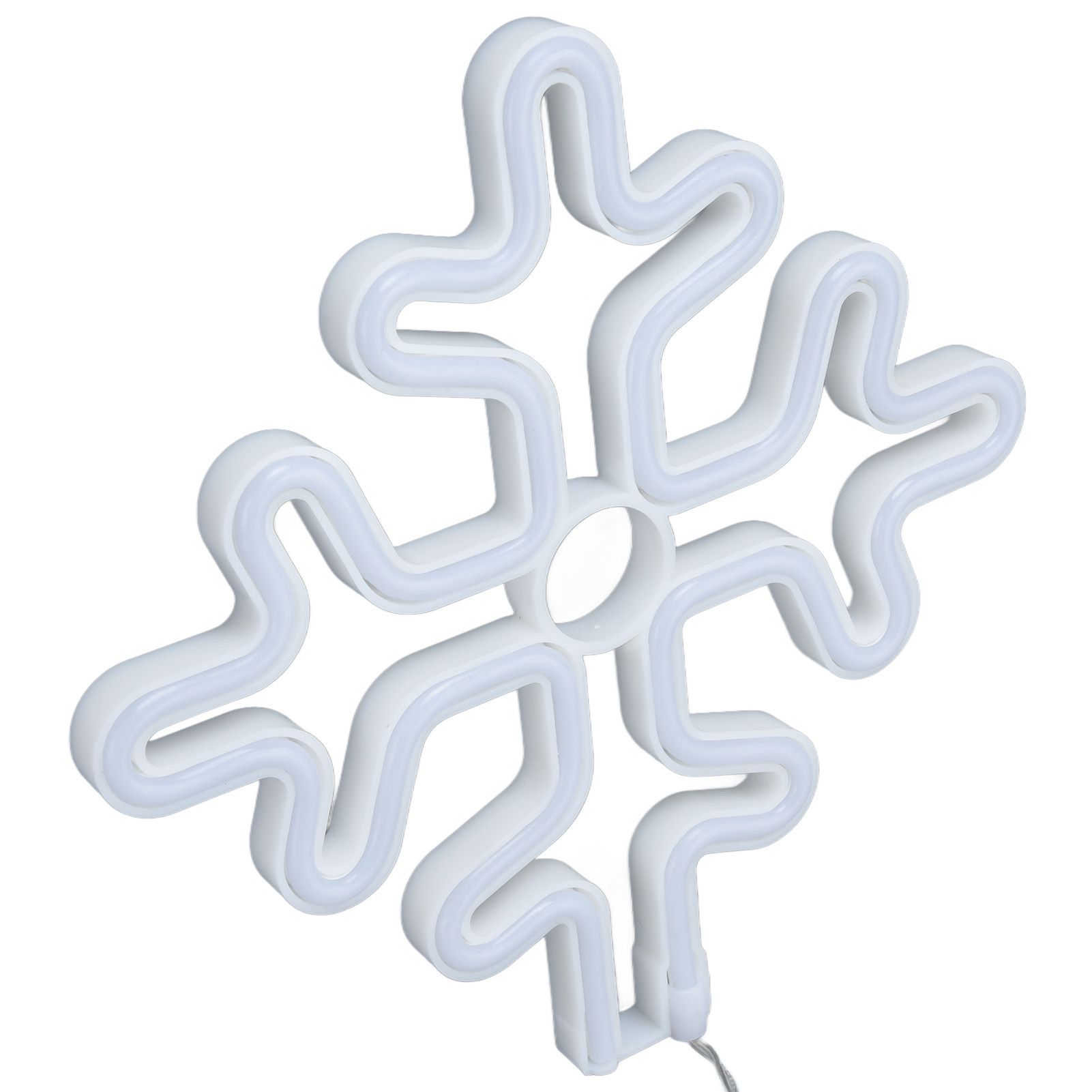 70in Neon Sign Romantic Christmas Snowflake Battery USB Powered LED Neon Light view 4
