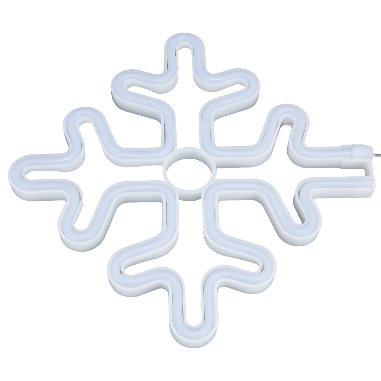 70in Neon Sign Romantic Christmas Snowflake Battery USB Powered LED Neon Light view 6