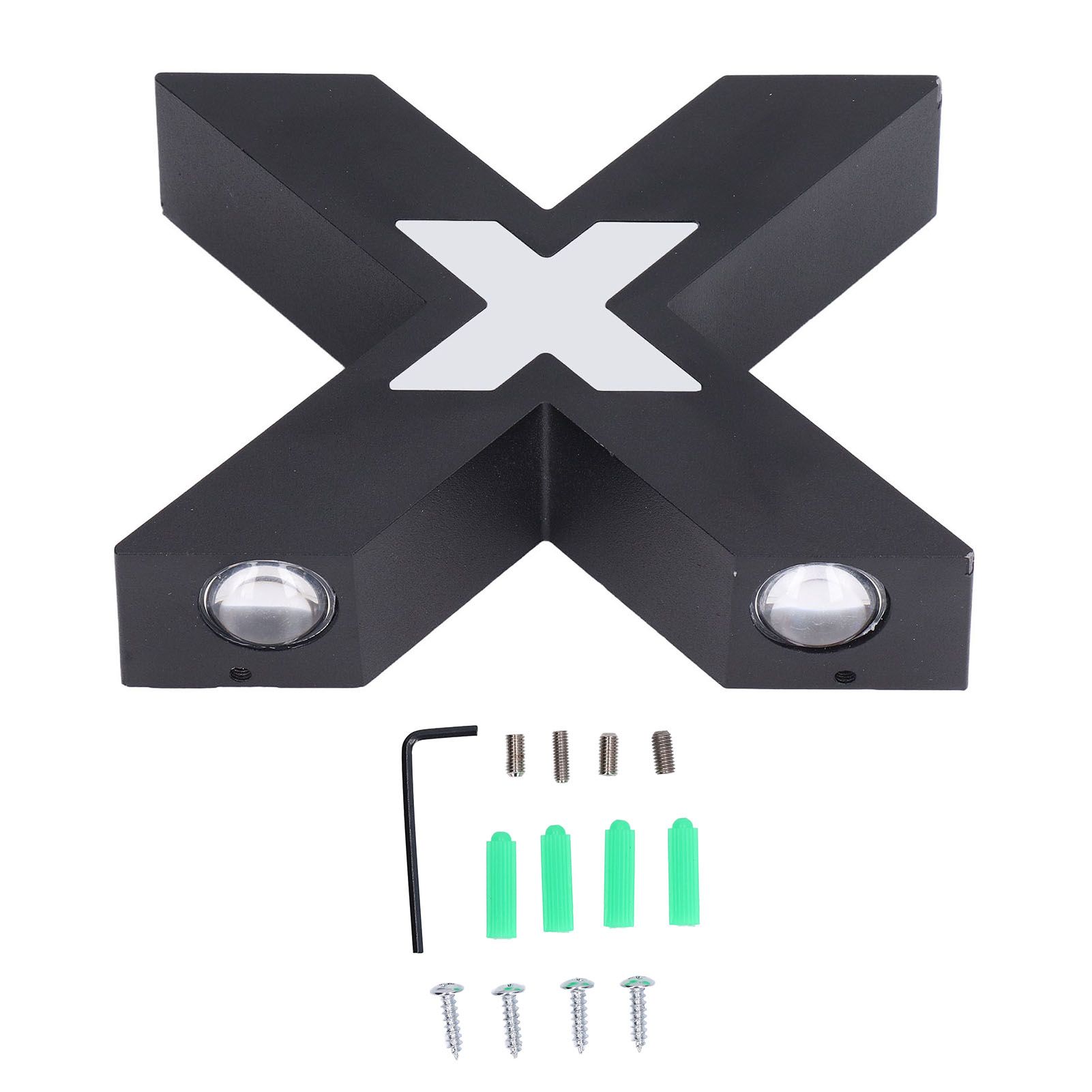 Wall Light IP65 Waterproof X Shaped 7W Aluminum Wall Mount Lamp for Corridor view 2
