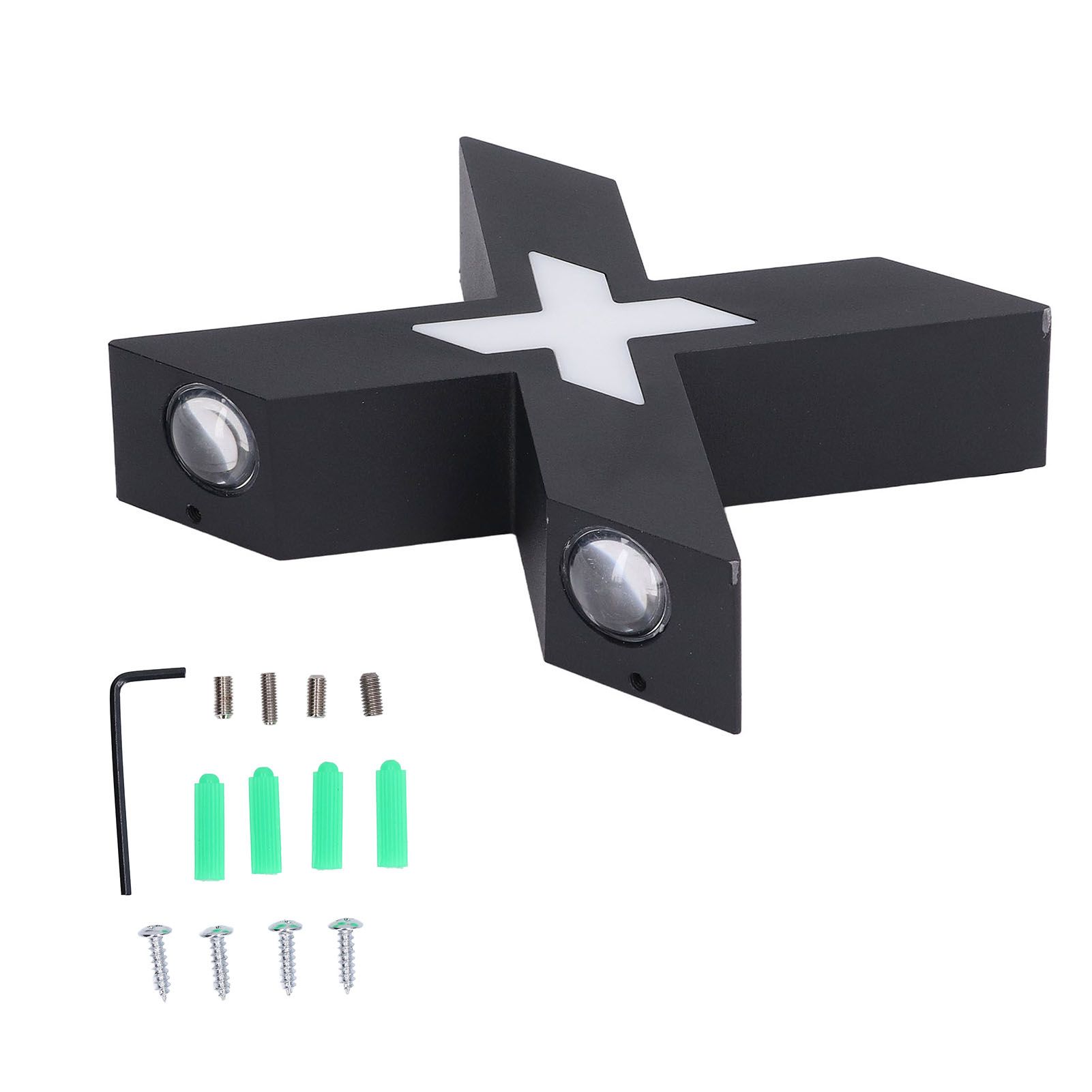 Wall Light IP65 Waterproof X Shaped 7W Aluminum Wall Mount Lamp for Corridor view 3