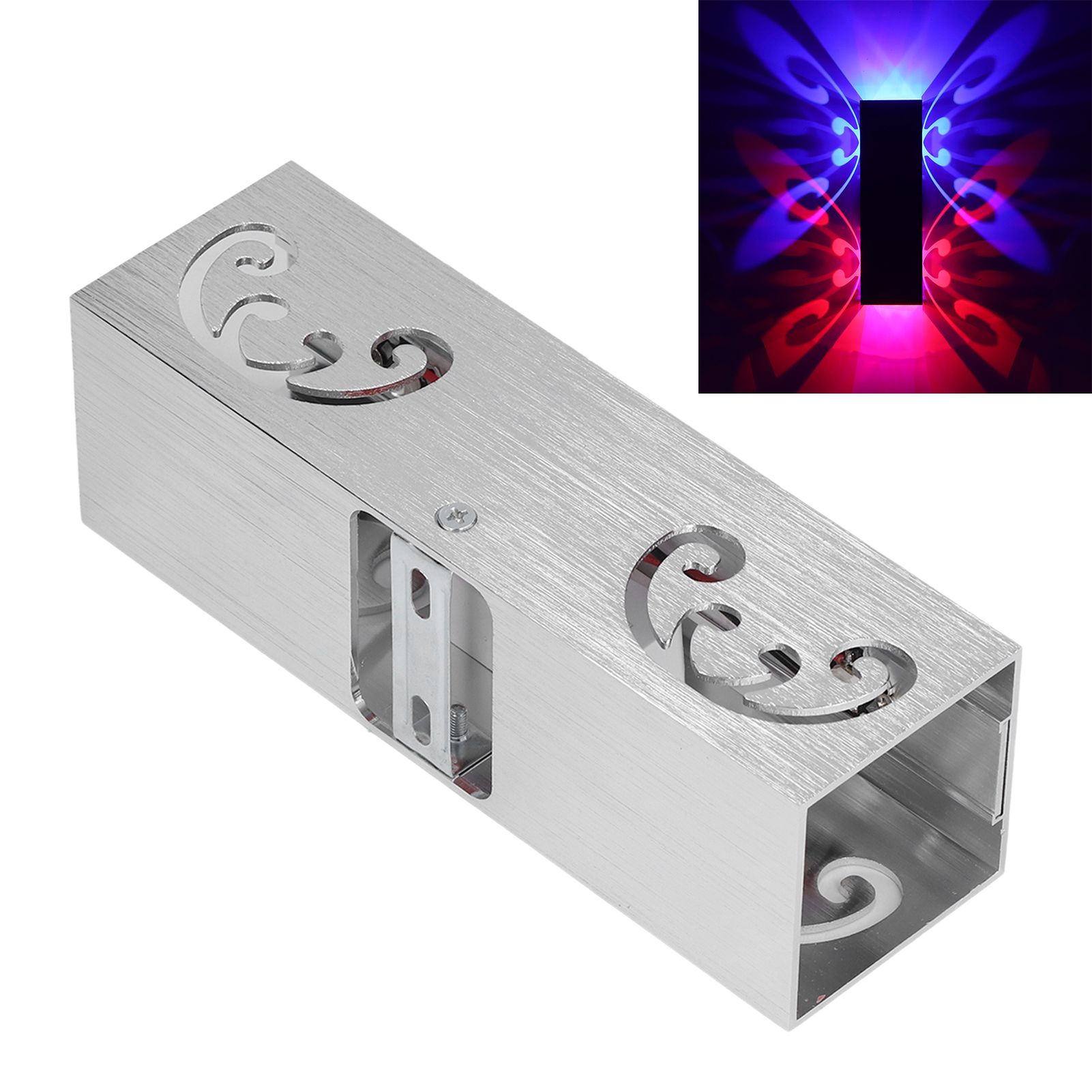 LED Wall Lamp Aluminum Modern Decorative Butterflies 6W Double Head Sconces view 10