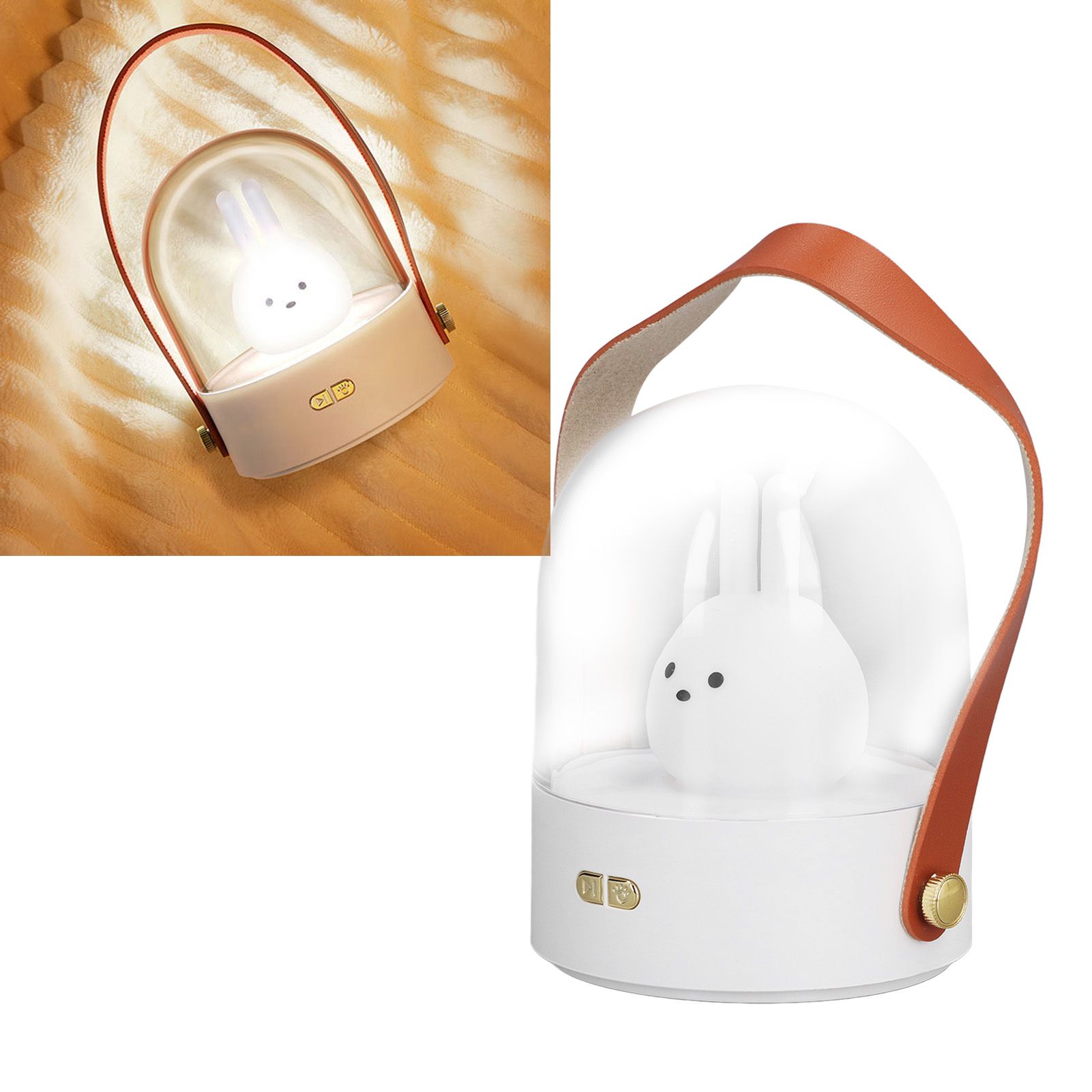 Portable Music Night Light Bedroom Desktop Cute Cartoon Lamp Three Levels view 11