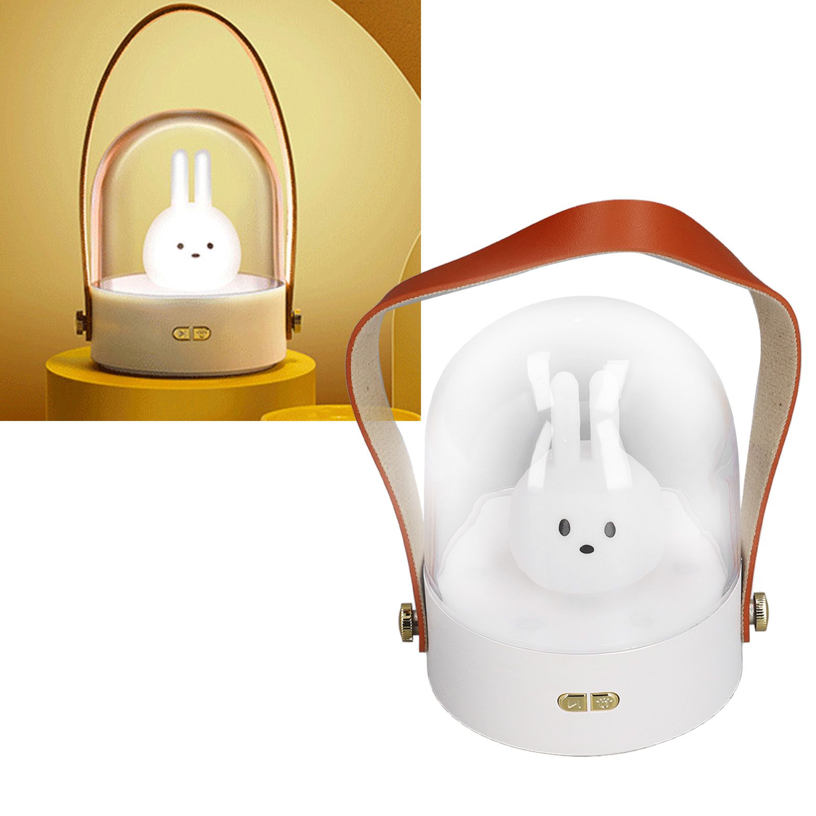 Portable Music Night Light Bedroom Desktop Cute Cartoon Lamp Three Levels view 12