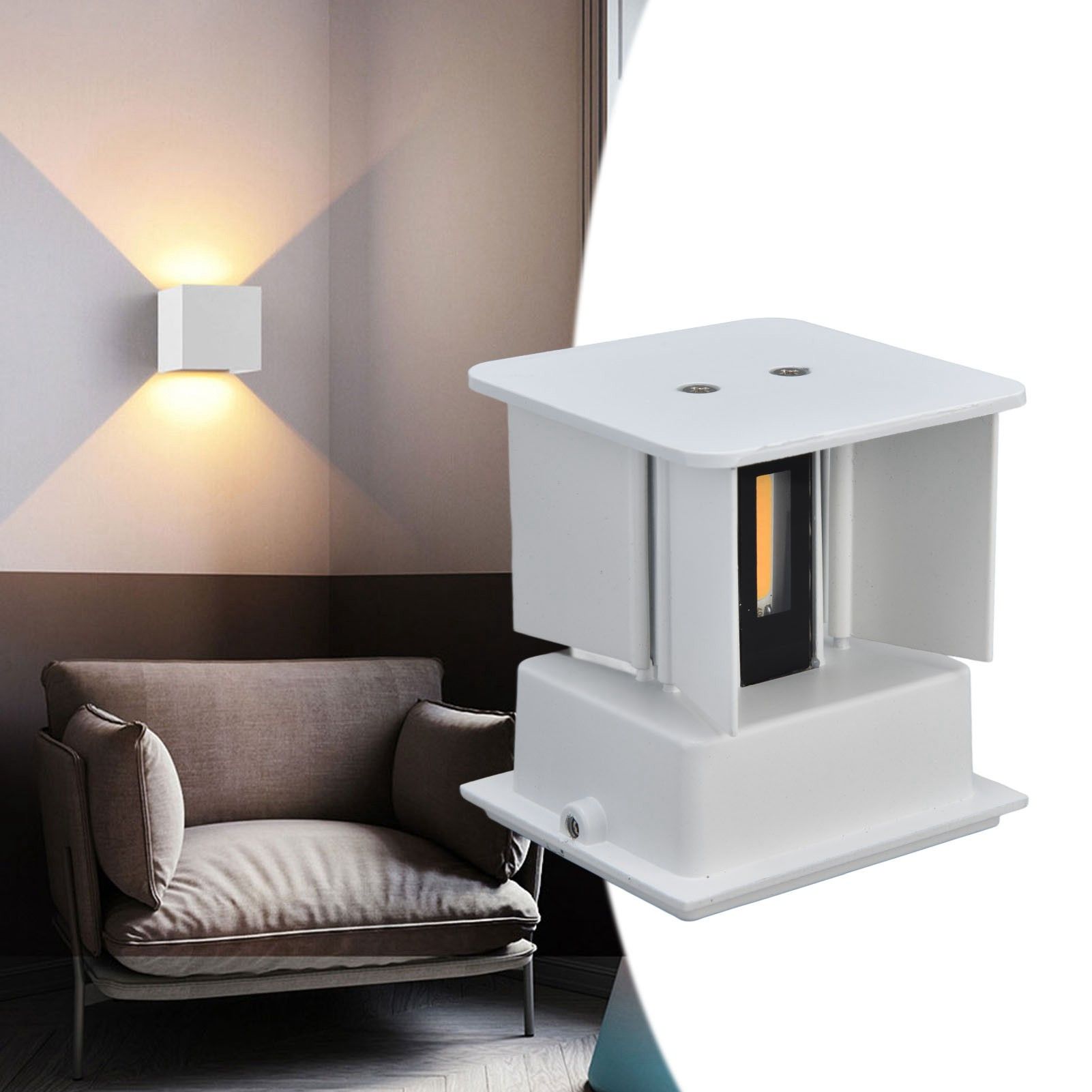 3.9in Wall Lamp Adjustable Light Angle Energy Saving Environmental Friendly view 11
