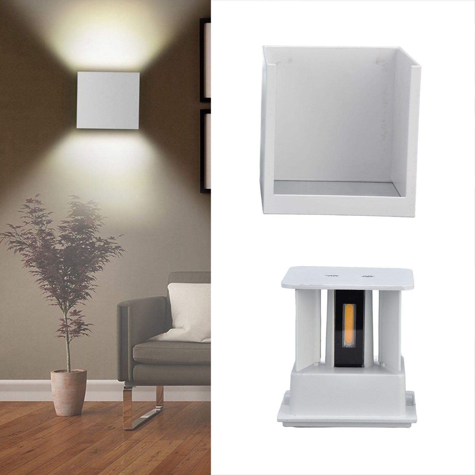 3.9in Wall Lamp Adjustable Light Angle Energy Saving Environmental Friendly view 12