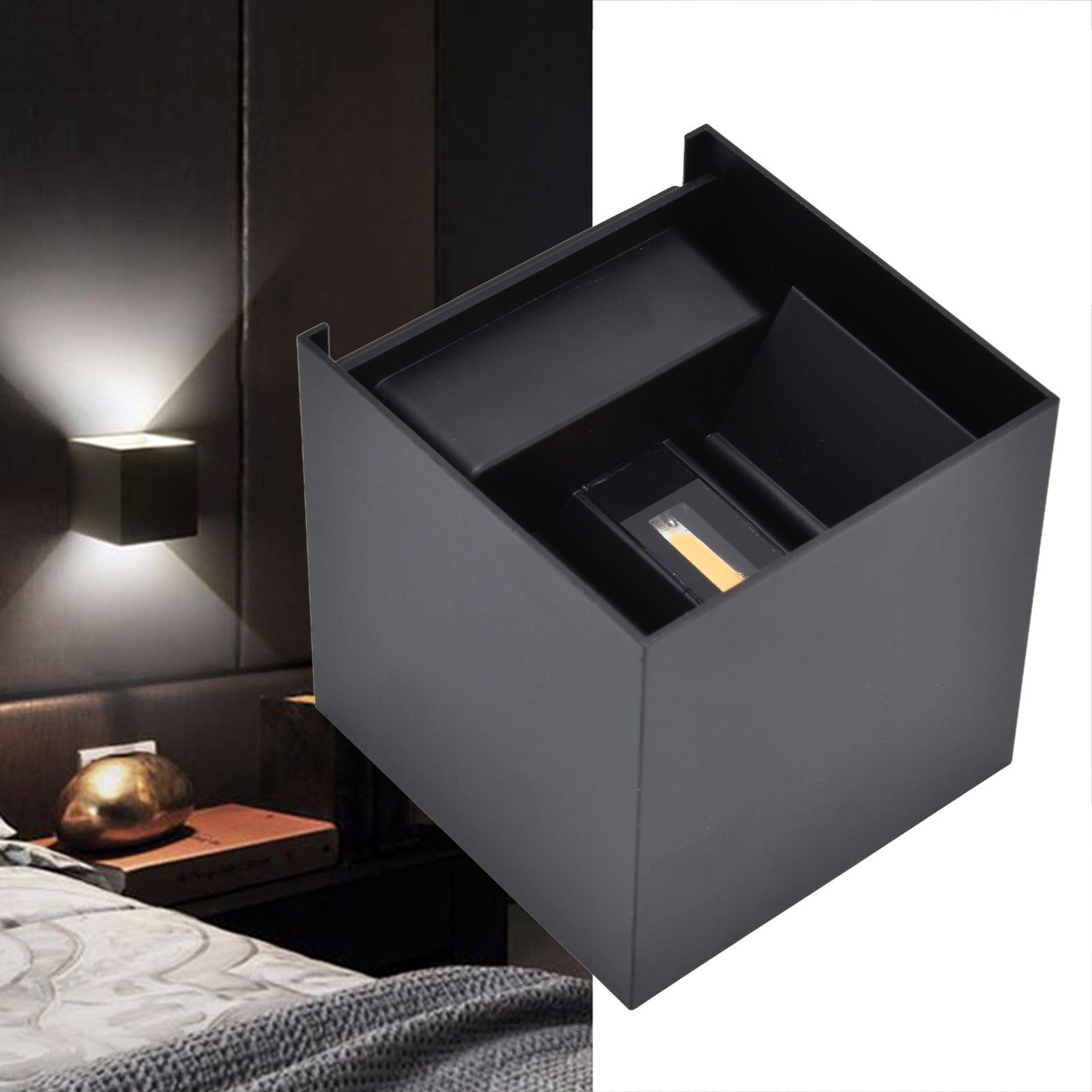 3.9in Wall Lamp Adjustable Light Angle Energy Saving Environmental Friendly Up view 11