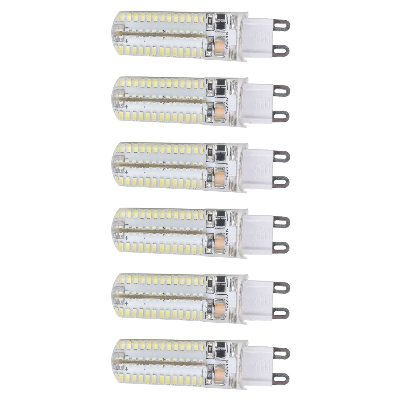 6Pcs G9 Silicone Bulbs 5W 104LED Light Bulb IP45 Waterproof for Home view 7