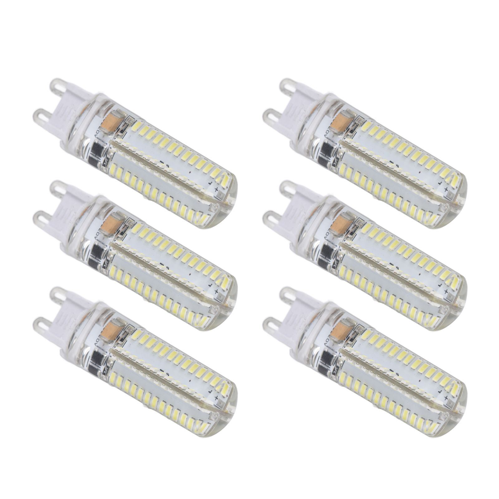 6Pcs G9 Silicone Bulbs 5W 104LED Light Bulb IP45 Waterproof for Home view 8