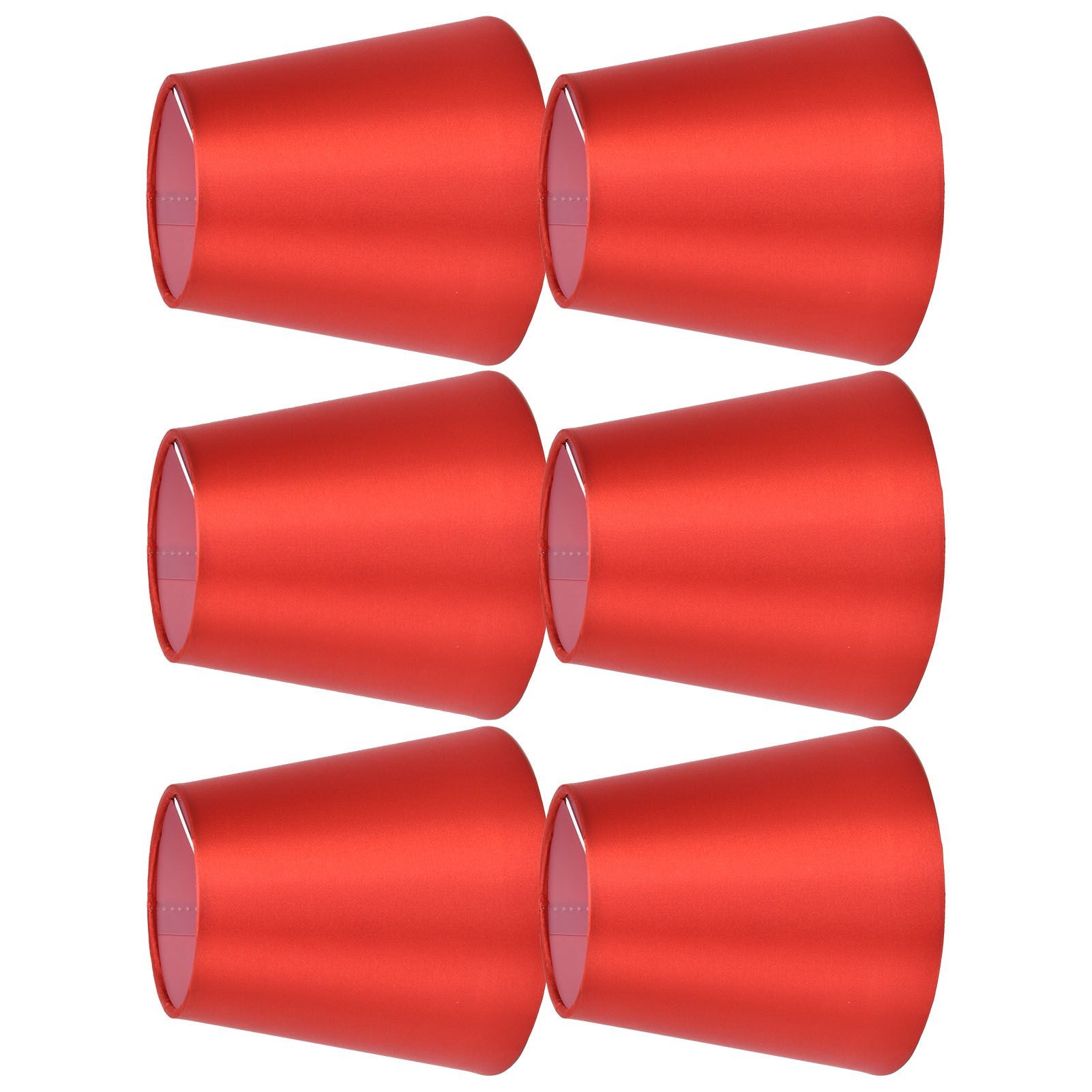 6PCS E14 Lamp Shade Fabric Lampshade Table Lamp Ceiling Lamp Shade for Bedroom view 3