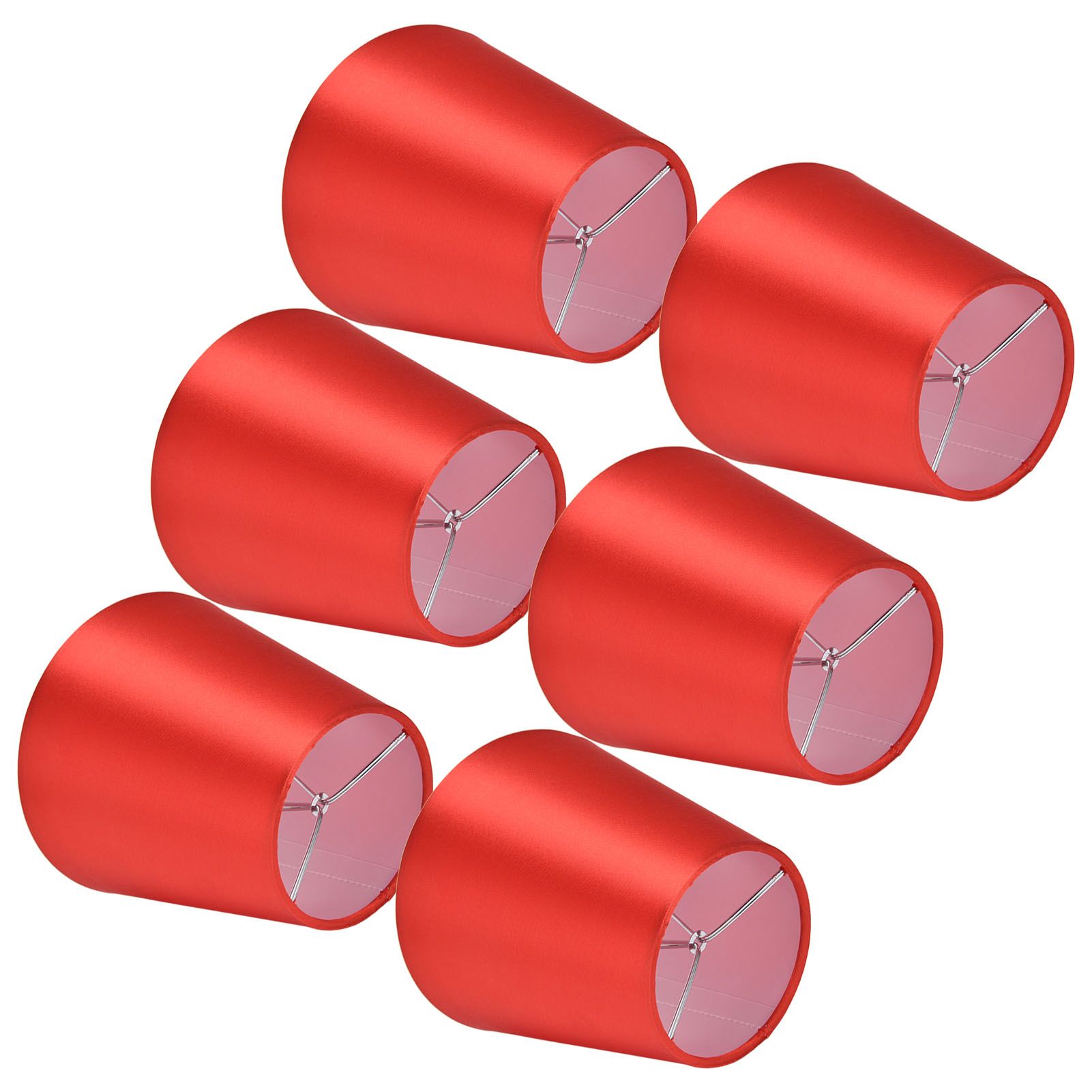 6PCS E14 Lamp Shade Fabric Lampshade Table Lamp Ceiling Lamp Shade for Bedroom view 9