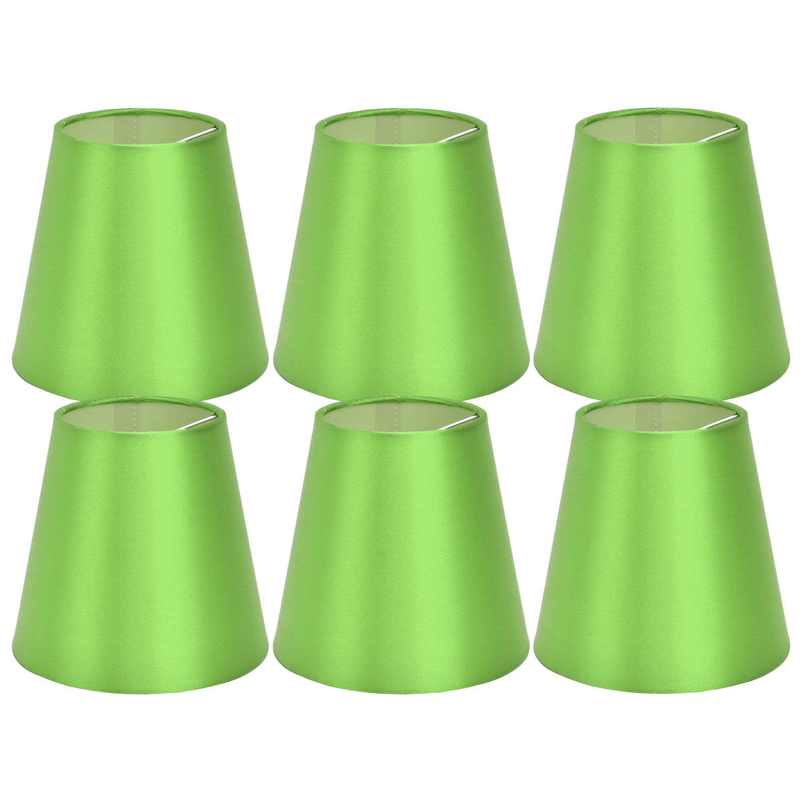 6PCS E14 Lamp Shade Fabric Lampshade Table Lamp Ceiling Lamp Shade for Bedroom