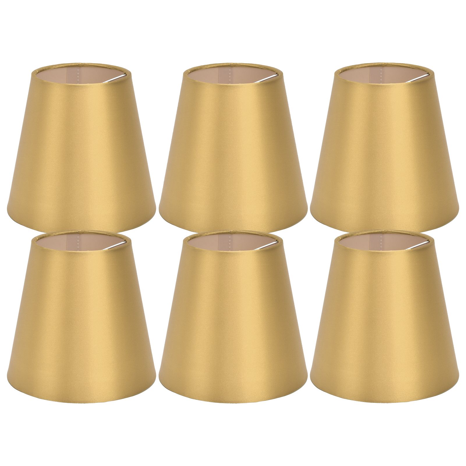 6PCS E14 Lamp Shade Fabric Lampshade Table Lamp Ceiling Lamp Shade for Bedroom
