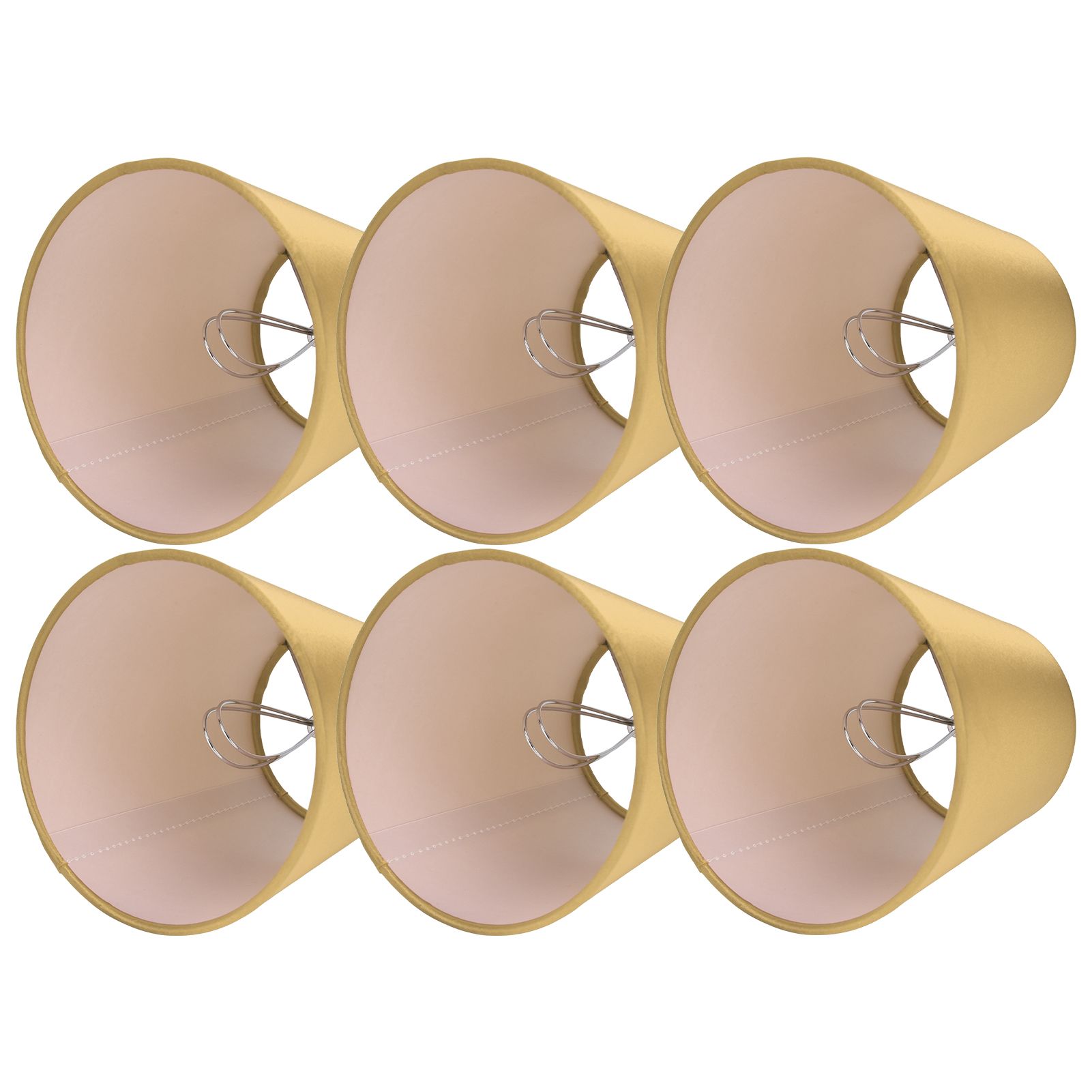 6PCS E14 Lamp Shade Fabric Lampshade Table Lamp Ceiling Lamp Shade for Bedroom view 6