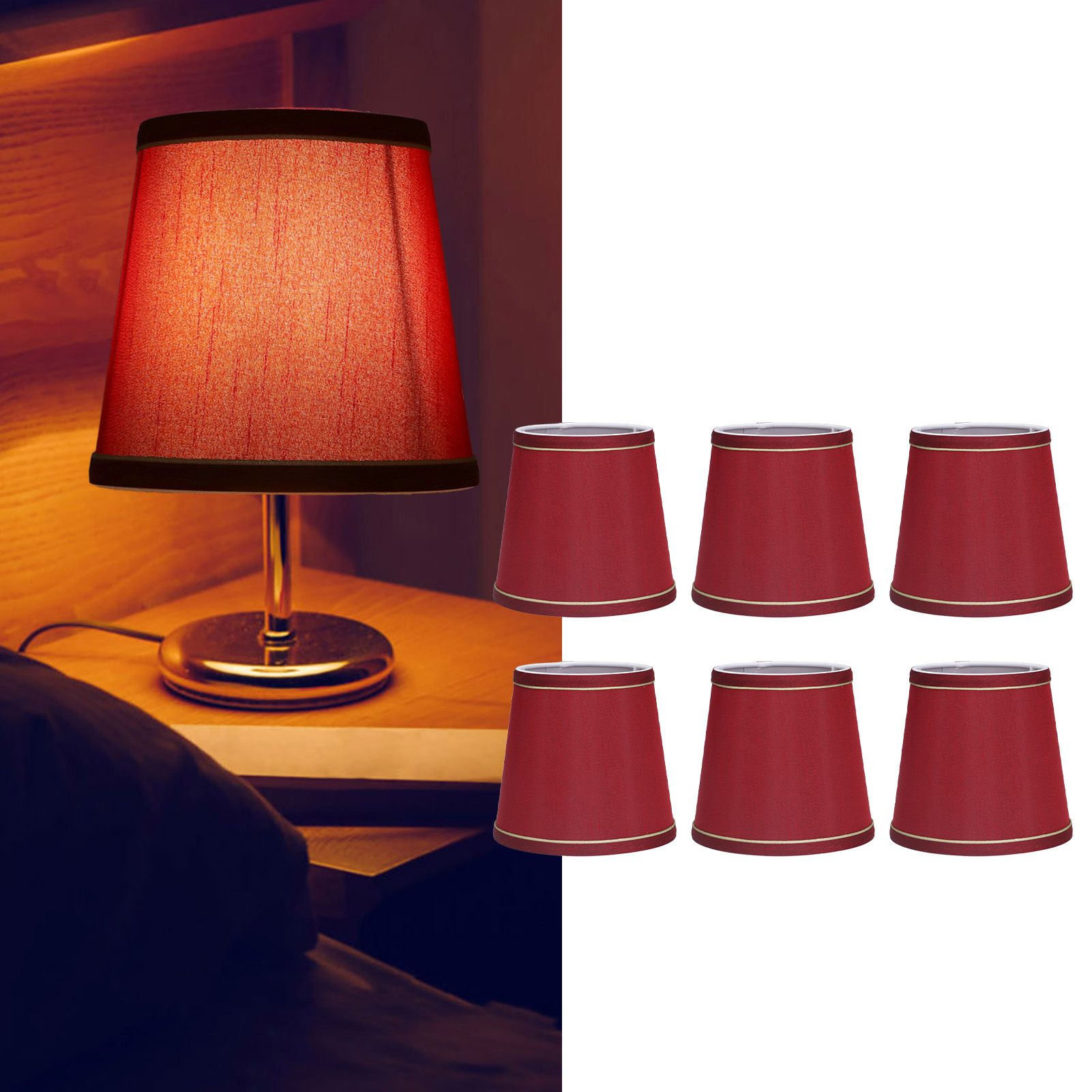 6PCS Fabric Lampshade Modern Simple Fabric Light Lampshade Phnom Penh view 11
