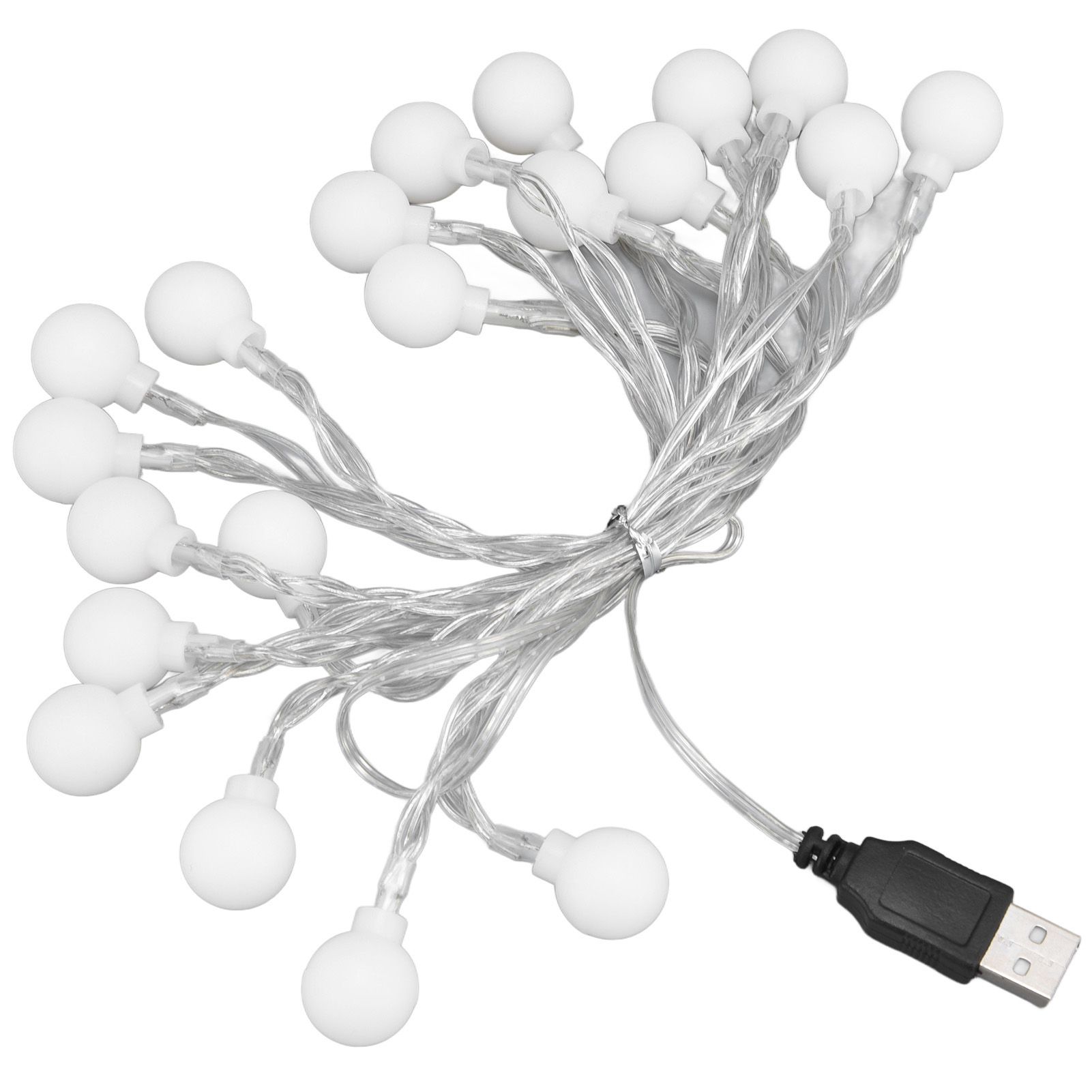 3 M 20LED String Lights LED Globe Outdoor Indoor String Lights for Girls Room — image 1