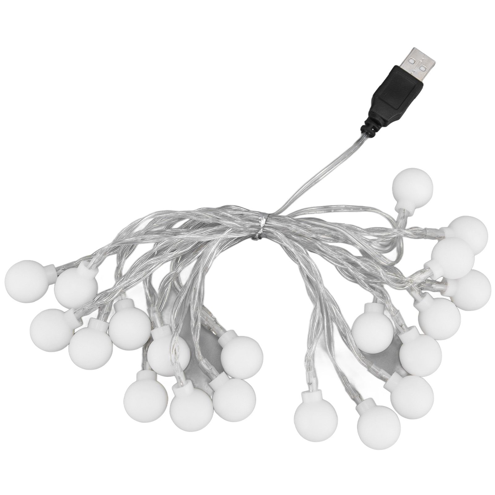 3 M 20LED String Lights LED Globe Outdoor Indoor String Lights for Girls Room view 3