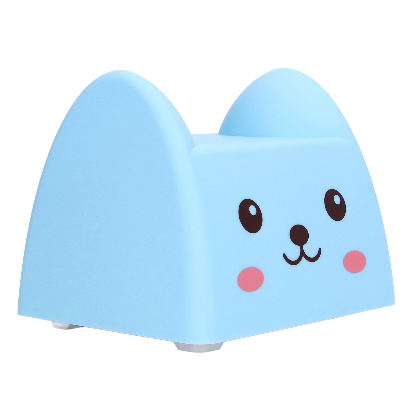 Night Lamp Exquisite Cute Blue Cat Shape White Light Source Interesting view 3