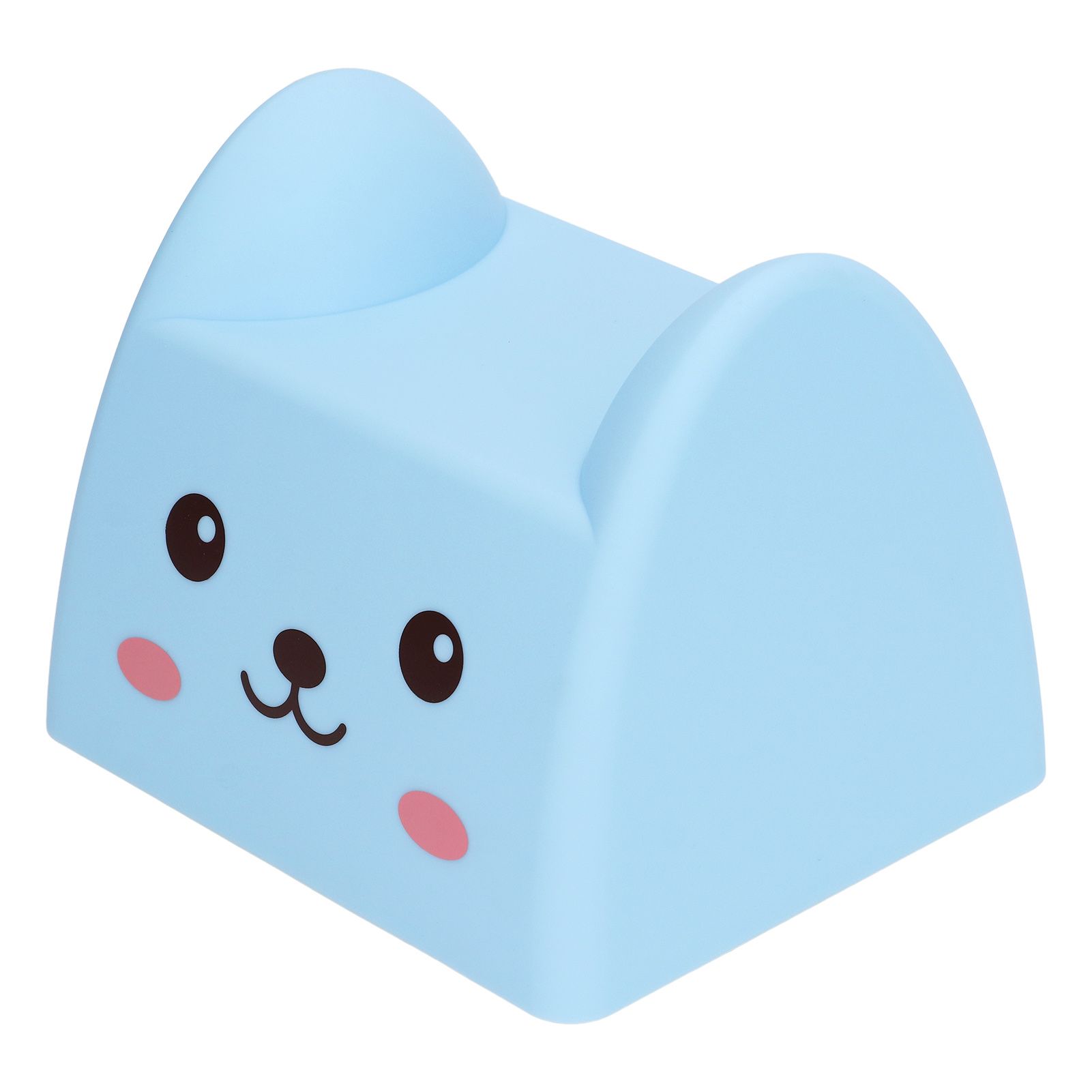 Night Lamp Exquisite Cute Blue Cat Shape White Light Source Interesting view 4