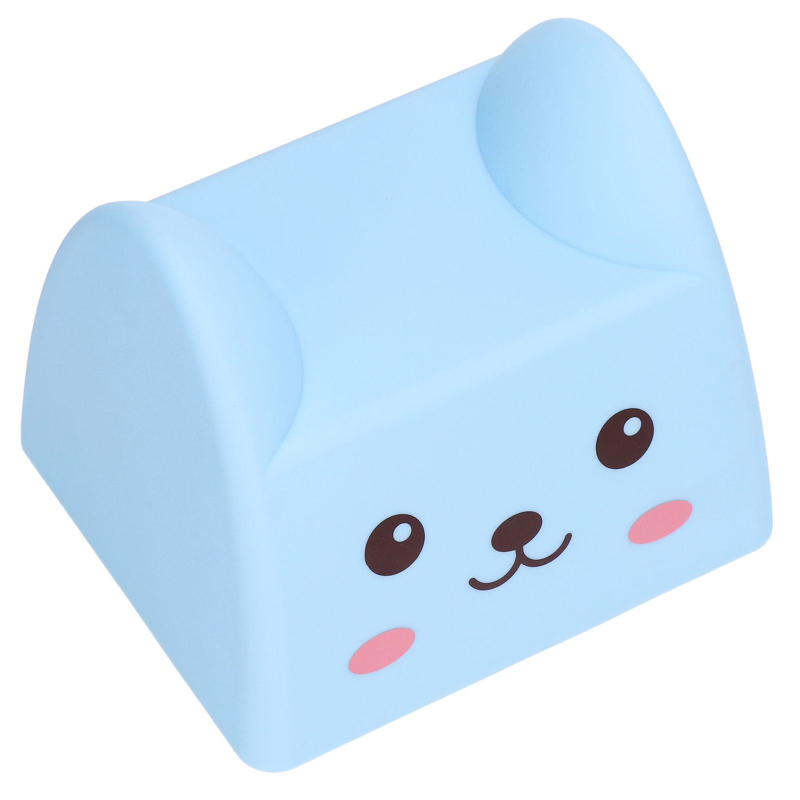 Night Lamp Exquisite Cute Blue Cat Shape White Light Source Interesting view 7