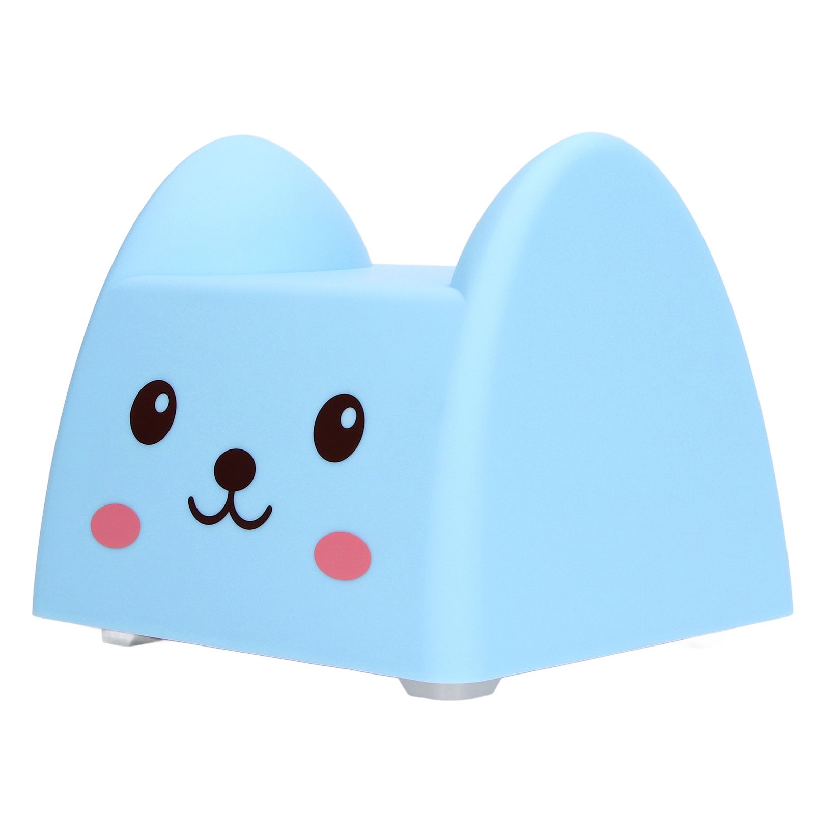 Night Lamp Exquisite Cute Blue Cat Shape White Light Source Interesting view 8