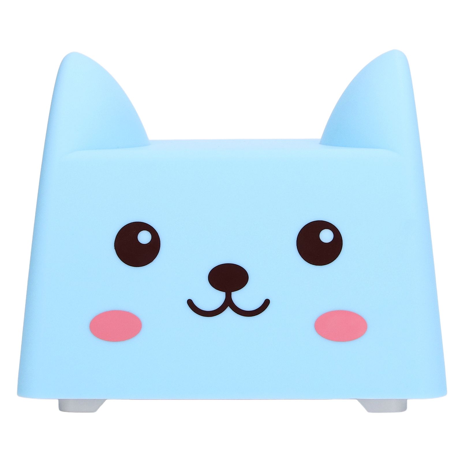 Night Lamp Exquisite Cute Blue Cat Shape White Light Source Interesting view 9