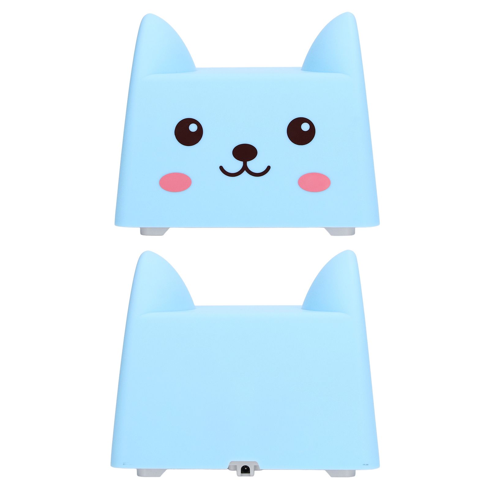 Night Lamp Exquisite Cute Blue Cat Shape White Light Source Interesting view 10