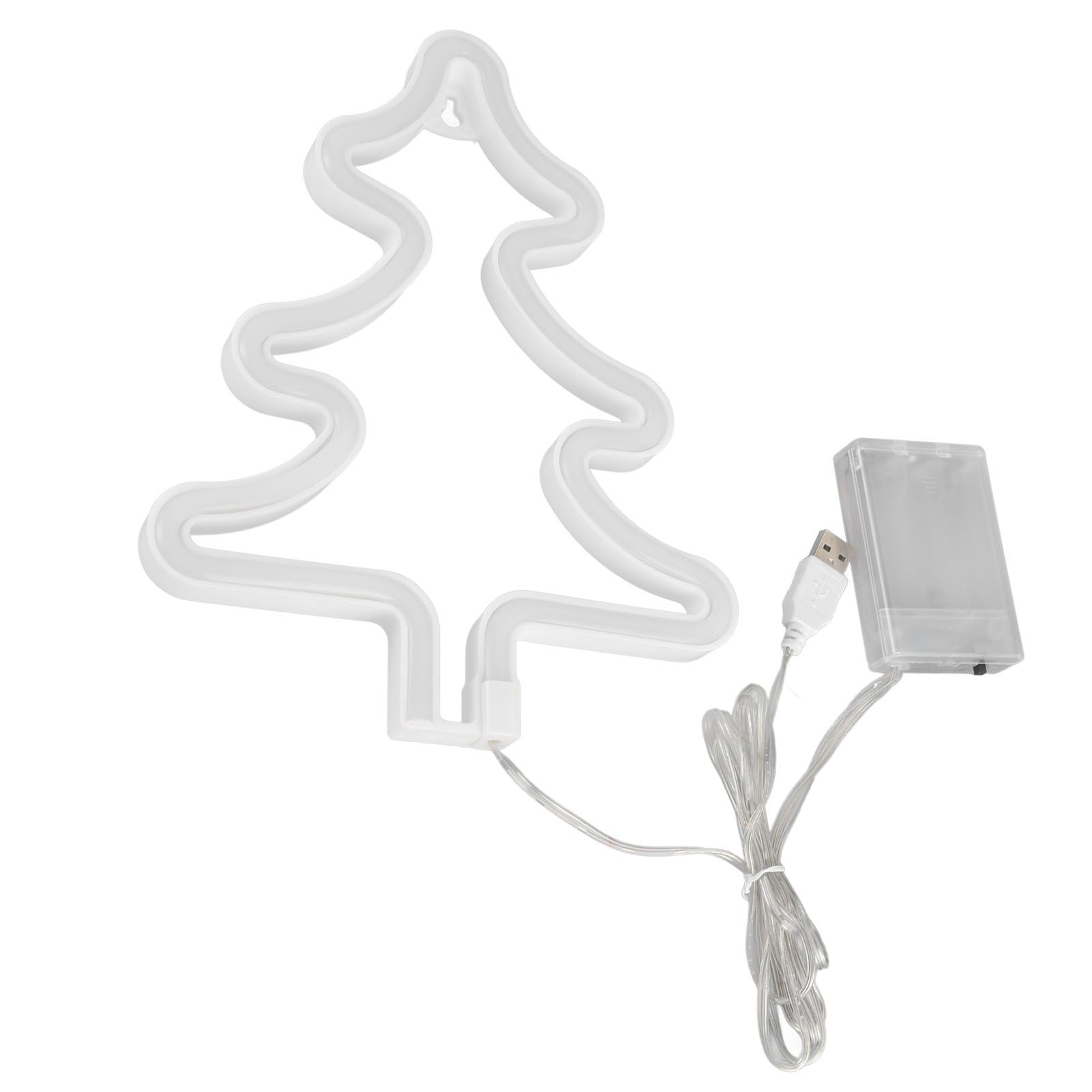 Led Light Sign Green Christmas Trees Safe Stable Unique Shape Wide Application view 4