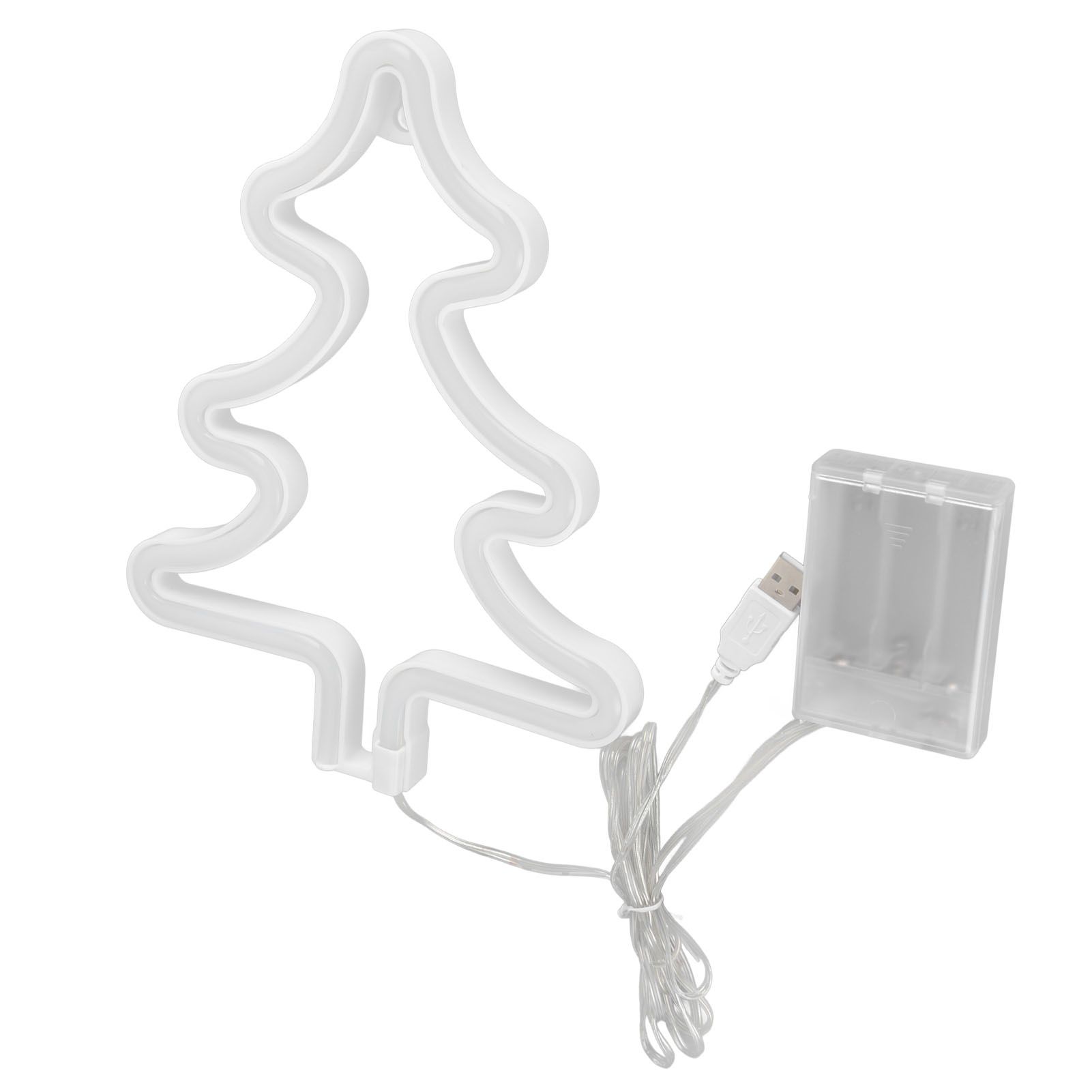 Led Light Sign Green Christmas Trees Safe Stable Unique Shape Wide Application view 9