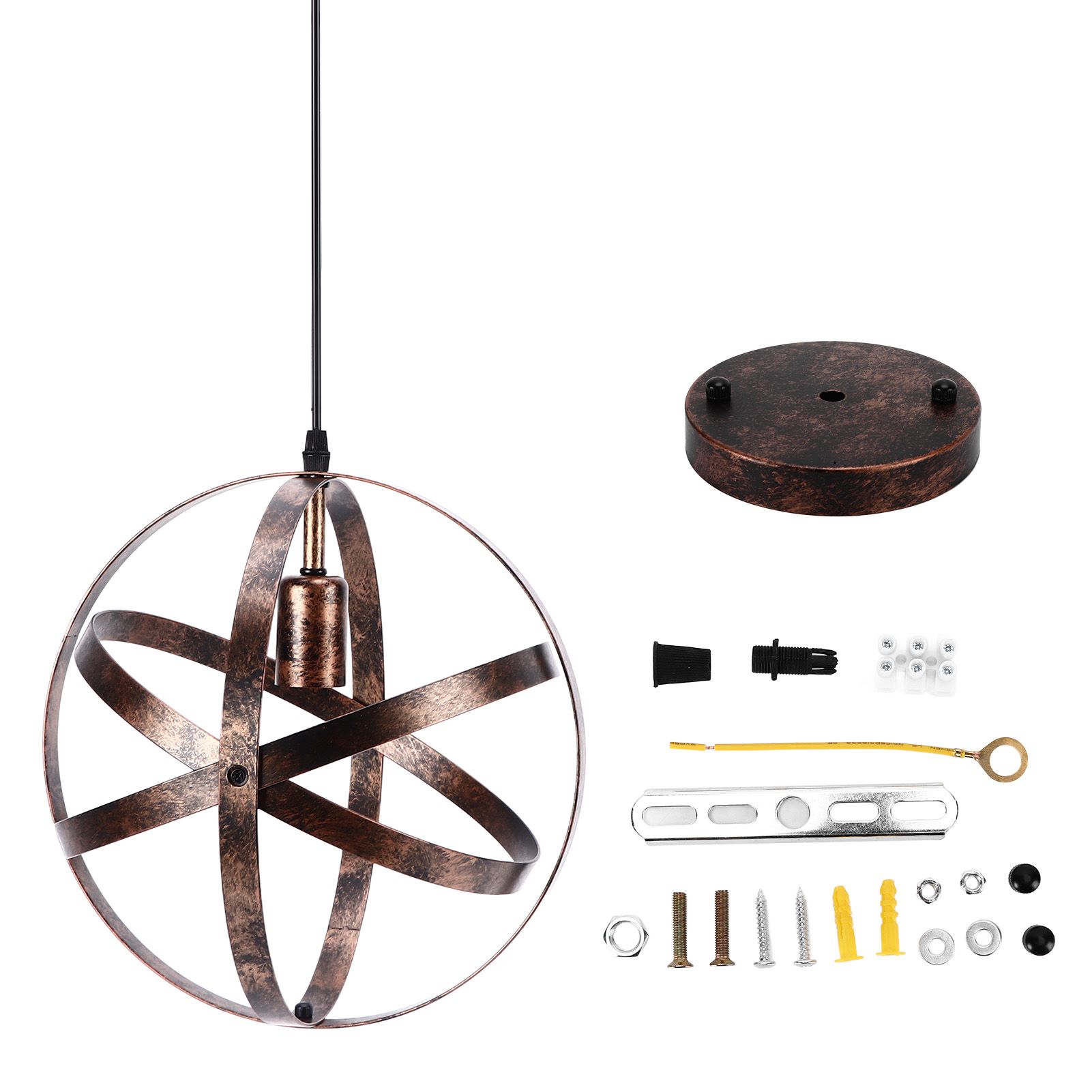 Ball Earth Chandelier Retro American Industry Warm Romantic Stable Firm Wall