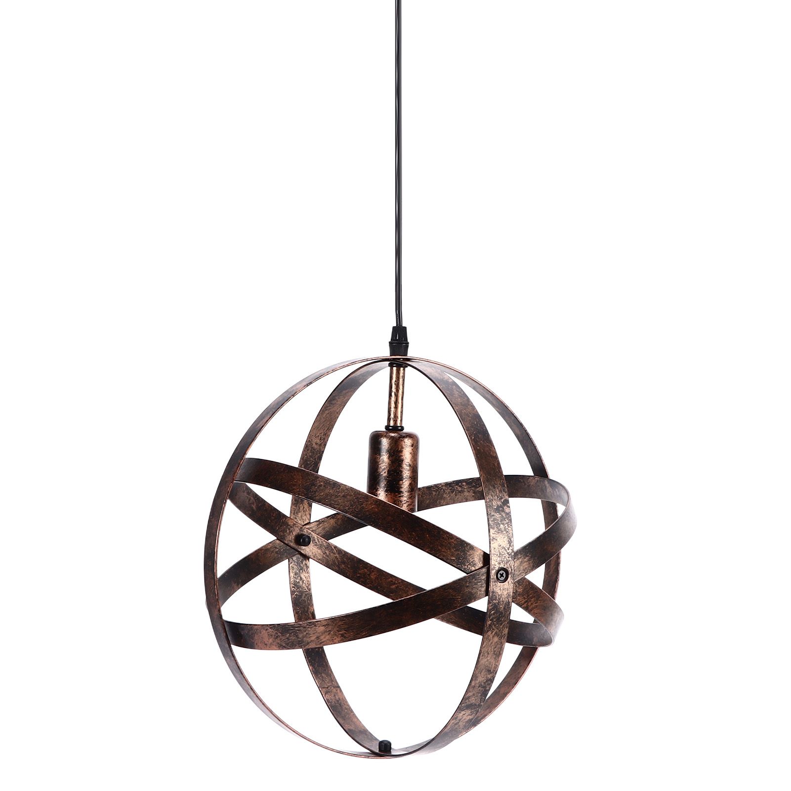 Ball Earth Chandelier Retro American Industry Warm Romantic Stable Firm Wall view 3