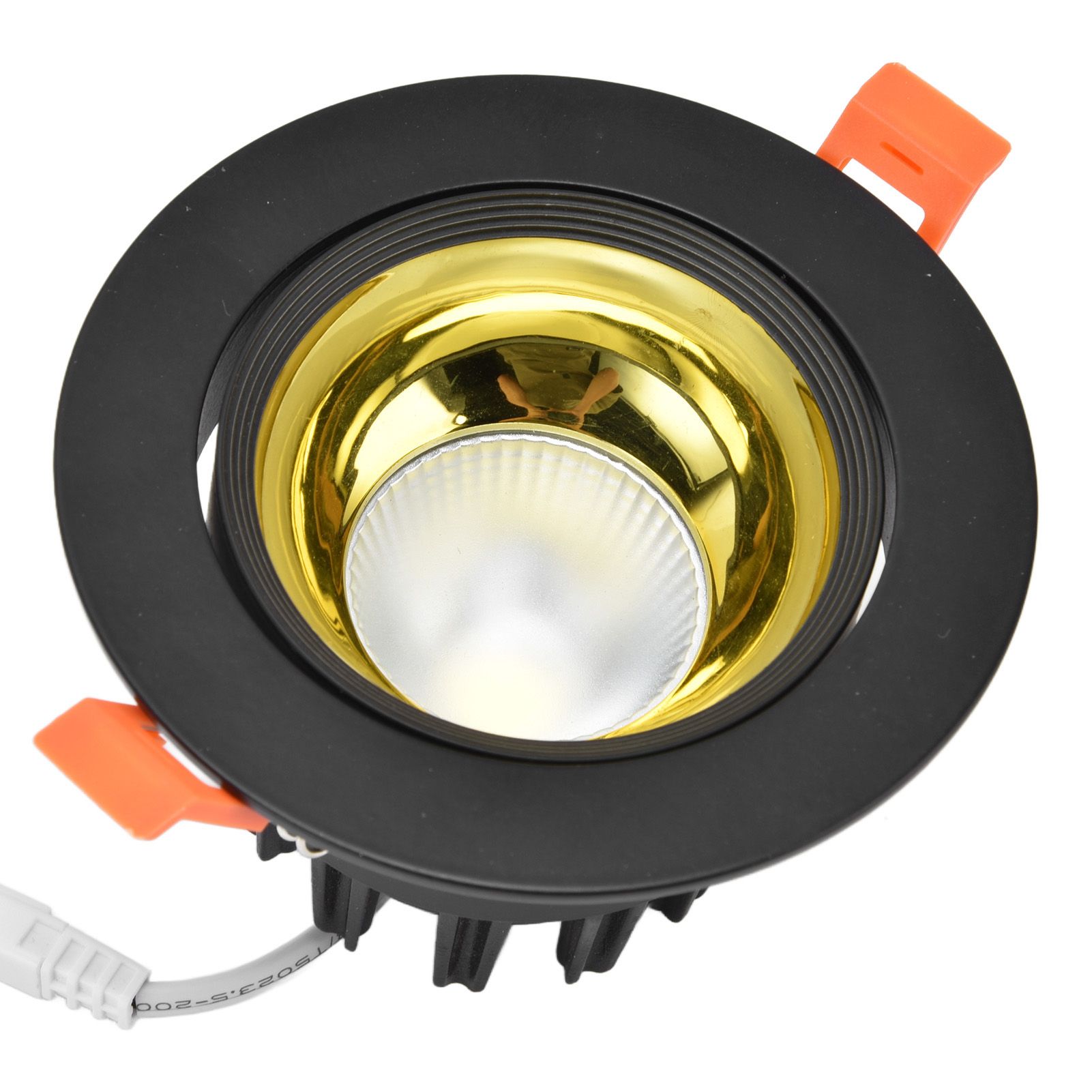 LED Downlight Aluminum Adjustable Angle Dustproof Ceiling Embedded Spotlight view 3