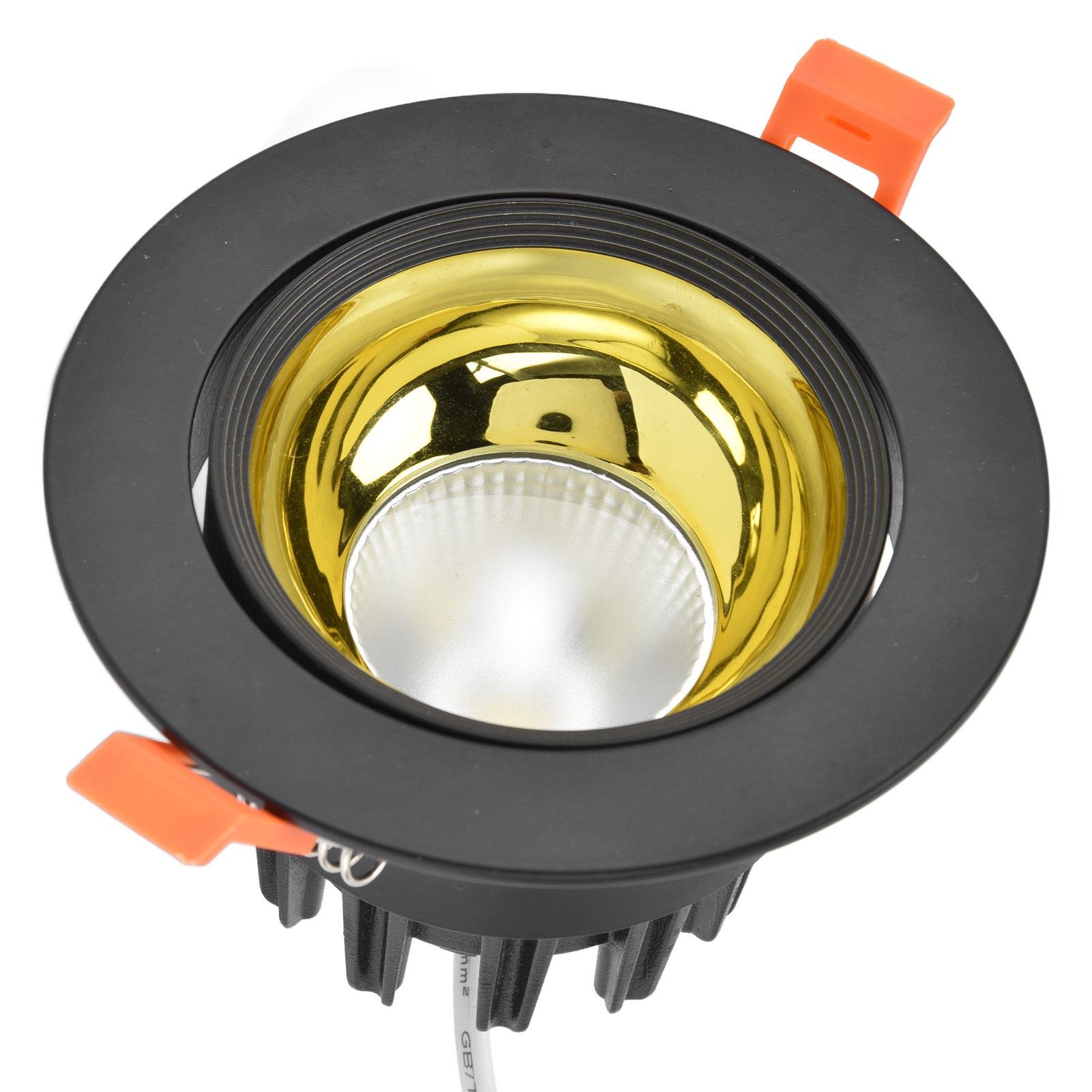LED Downlight Aluminum Adjustable Angle Dustproof Ceiling Embedded Spotlight view 8