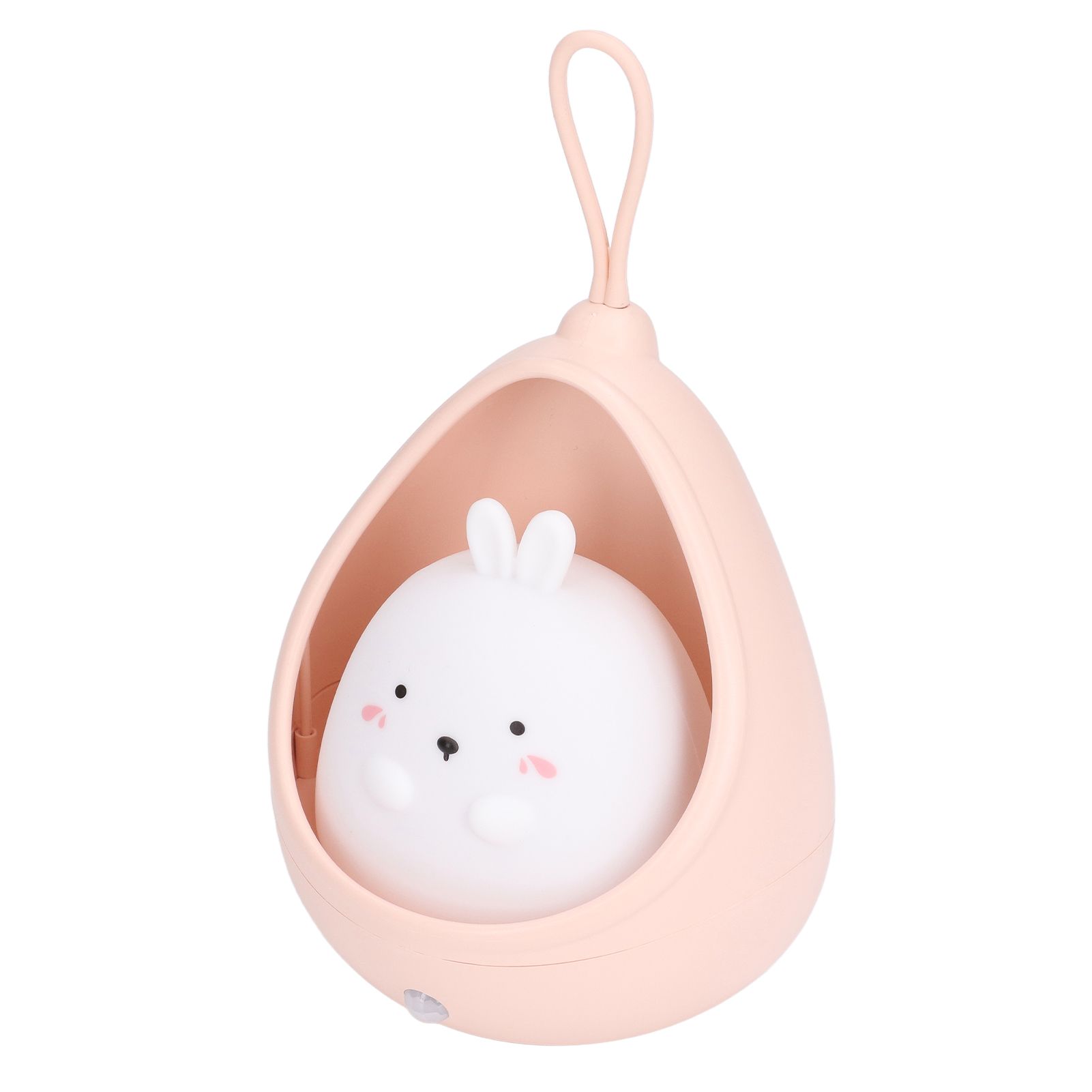 Night Light White Bunny Shape LED Kids Induction Night Lamp with USB Cable for view 5
