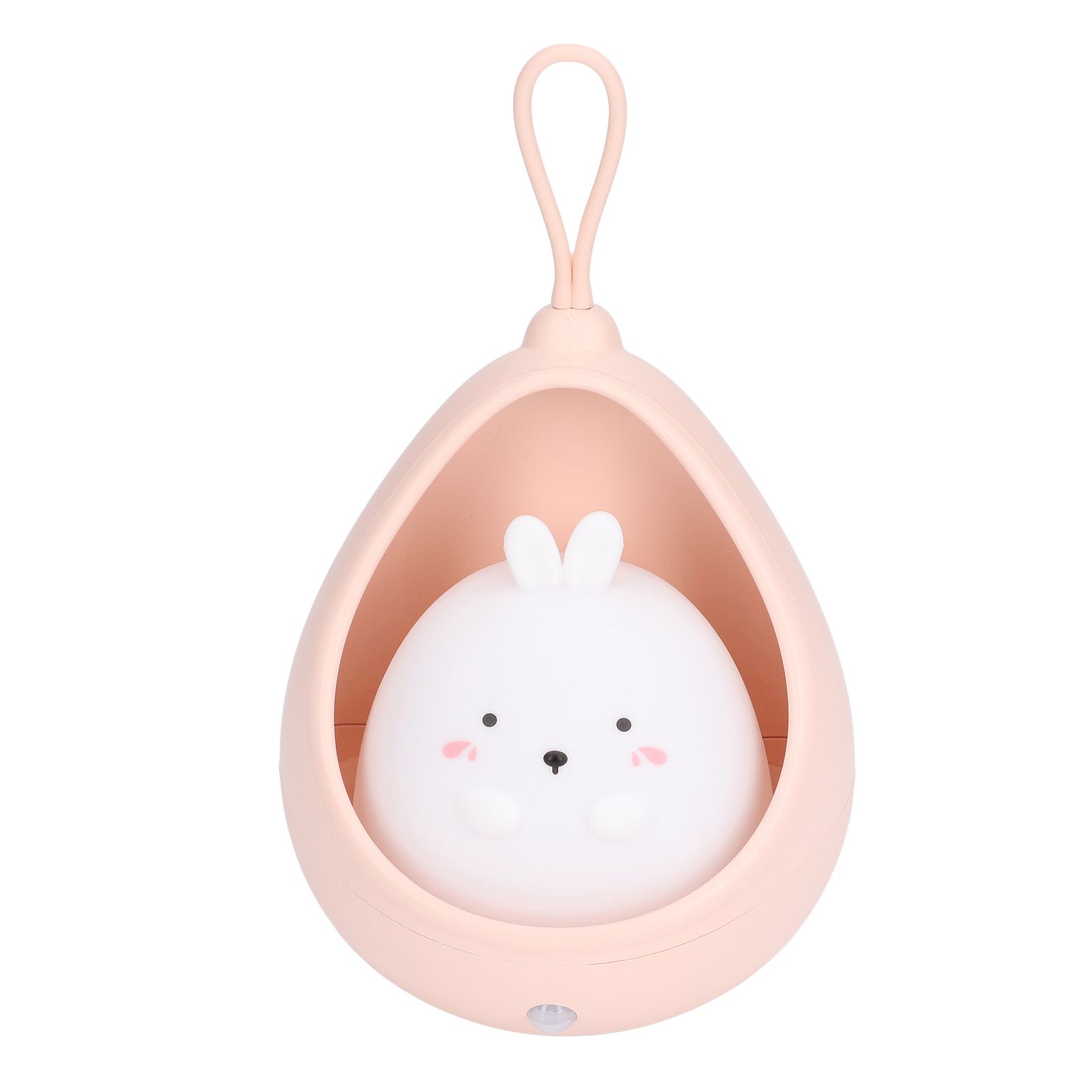 Night Light White Bunny Shape LED Kids Induction Night Lamp with USB Cable for view 6