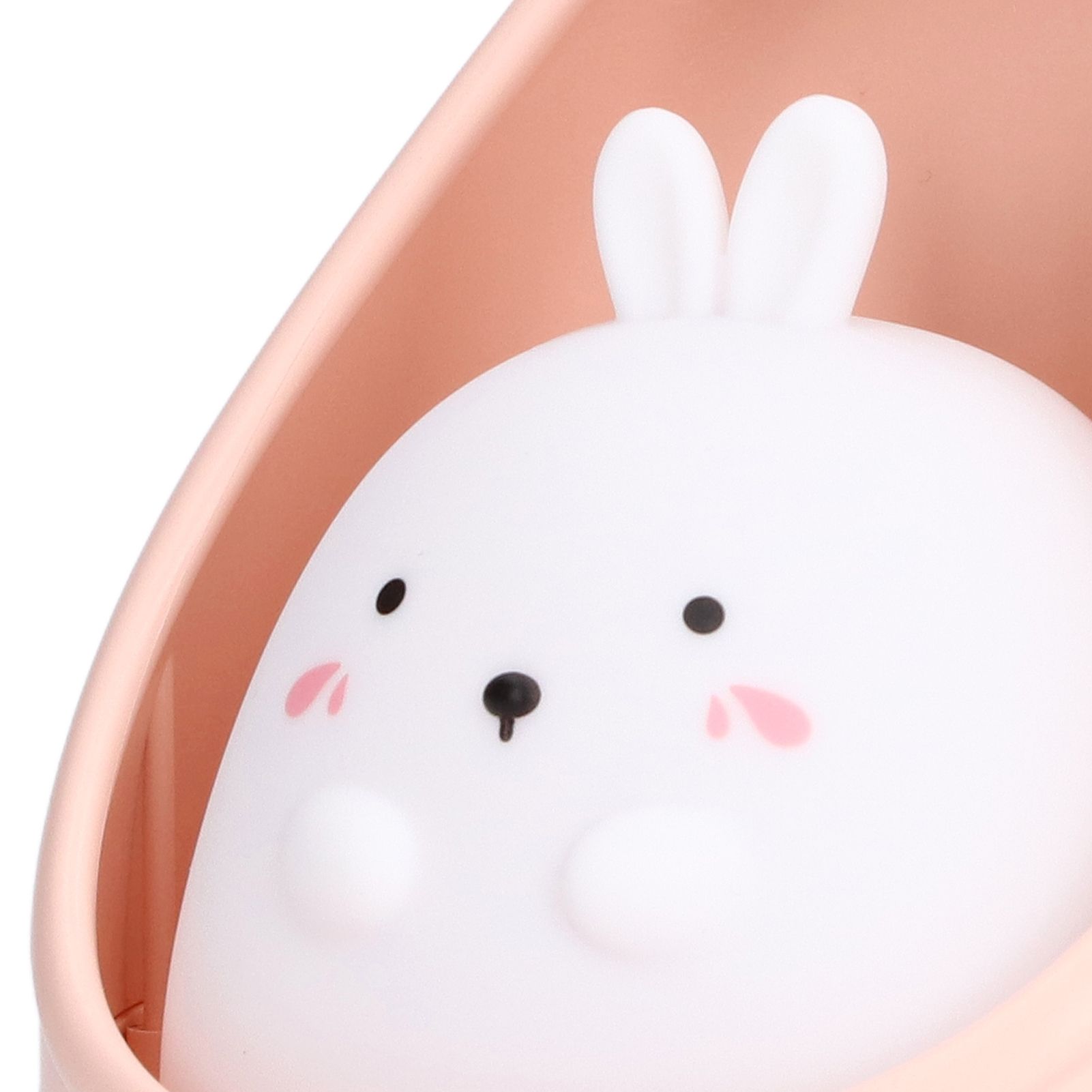 Night Light White Bunny Shape LED Kids Induction Night Lamp with USB Cable for view 15