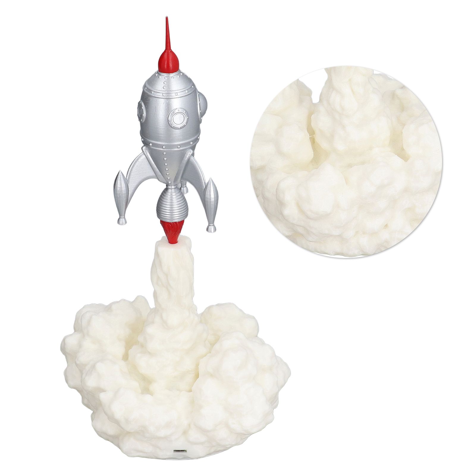 3D Rocket Lights Children's Accompanying Lights New Strange Lights 3D Printing view 10