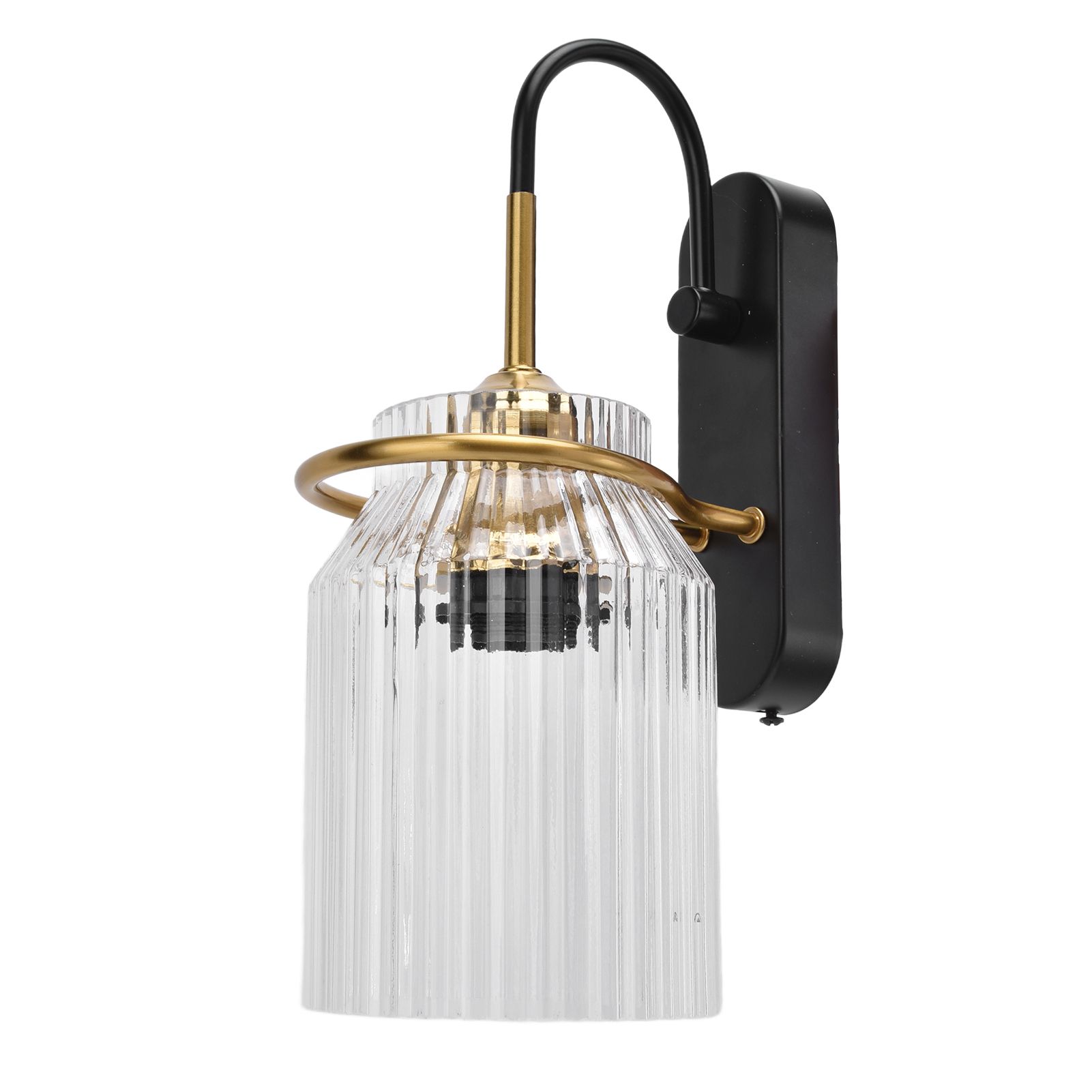 E26/E27 Wall Light Retro Glass Lampshade Wall Sconce Lamp for Bedroom view 2