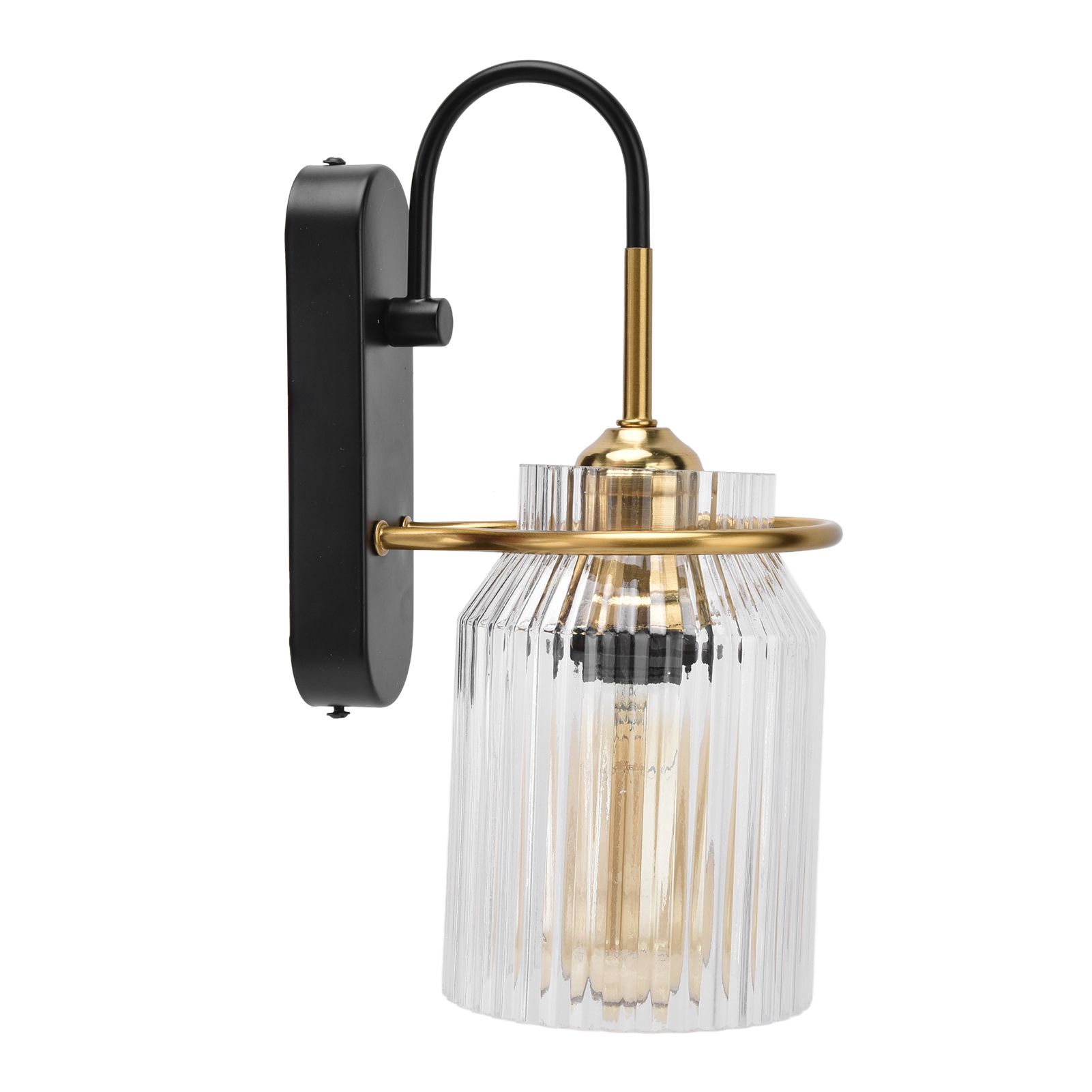 E26/E27 Wall Light Retro Glass Lampshade Wall Sconce Lamp for Bedroom view 6